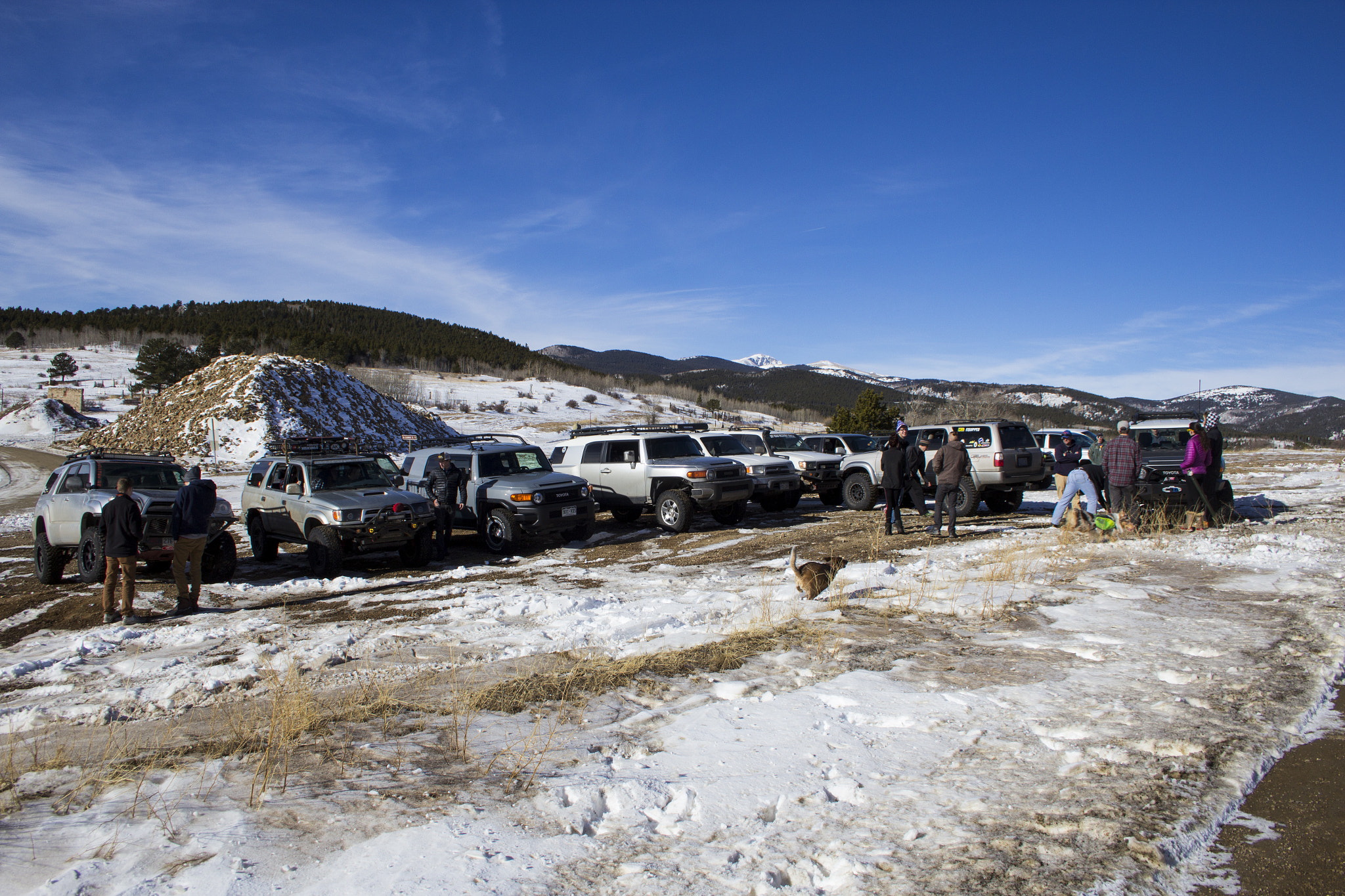 Canon EF-S 18-55mm F3.5-5.6 sample photo. 125.snowwheelinggroup2 photography