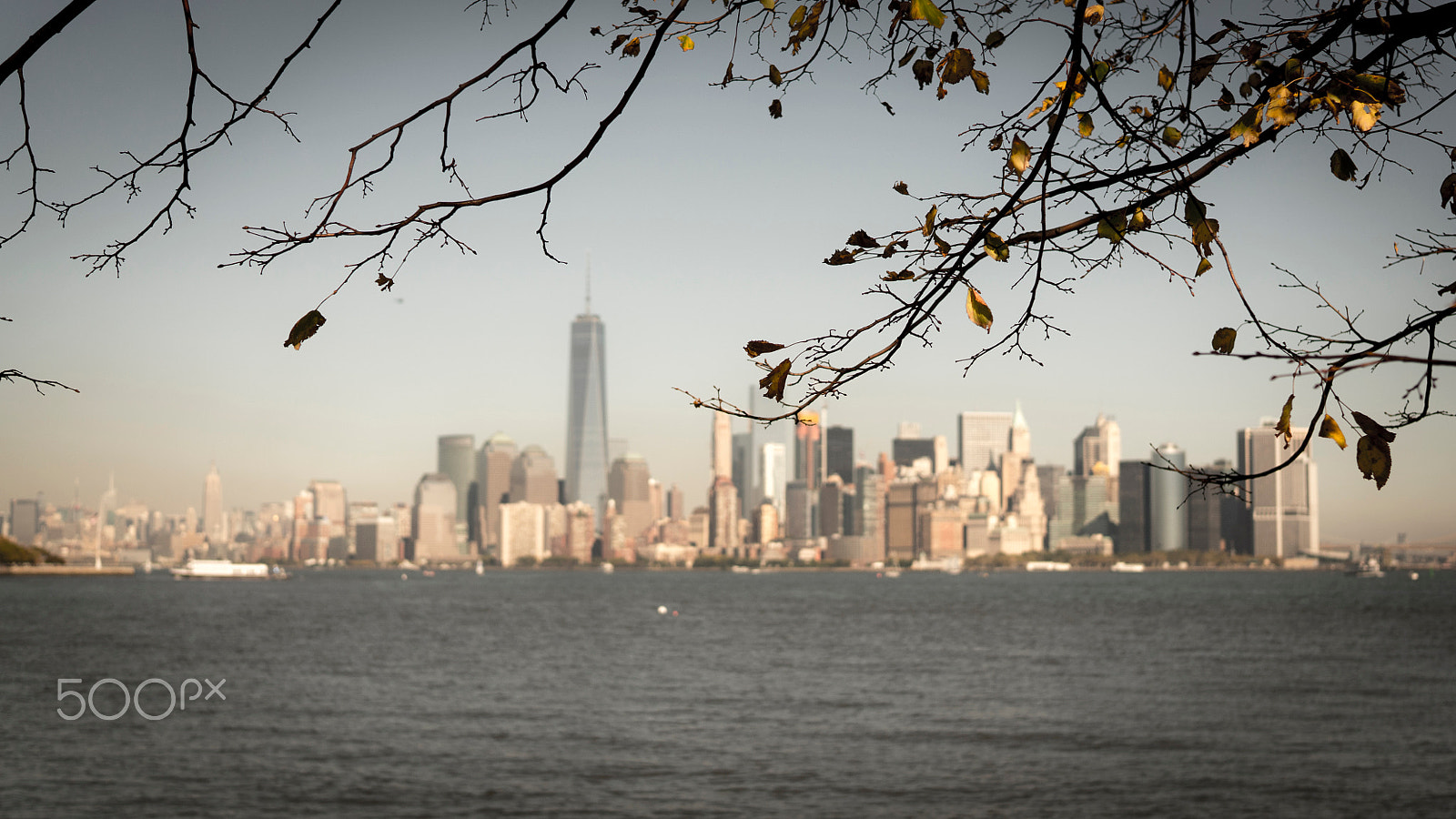 Sony Alpha NEX-6 + Sigma 30mm F2.8 EX DN sample photo. New york from liberty island.jpg photography