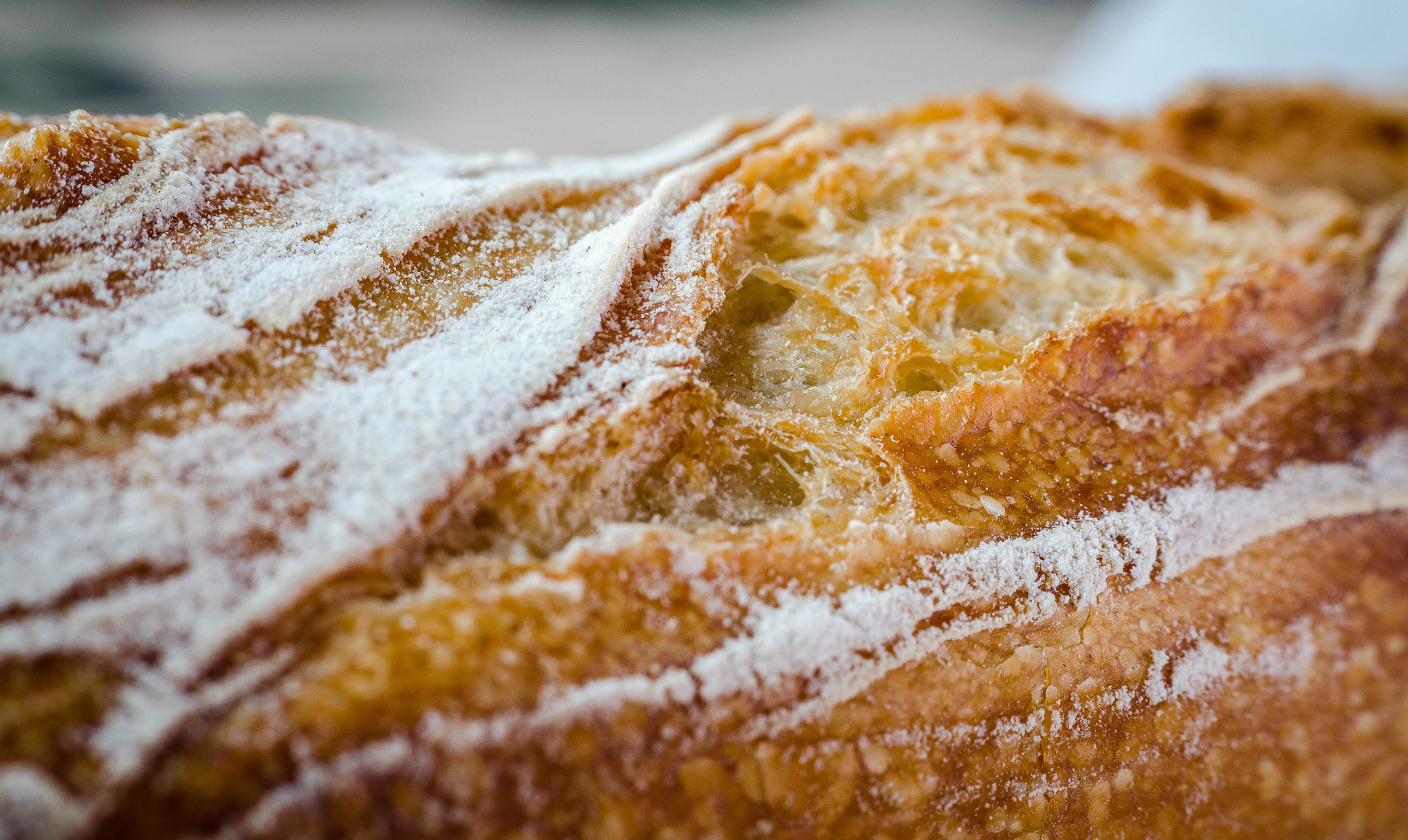 Nikon D5100 + Nikon AF Nikkor 50mm F1.8D sample photo. French bread photography