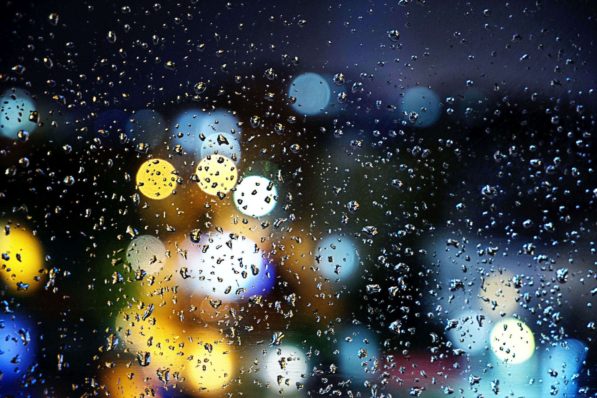 Raindrops on my window by Nime Cloud / 500px