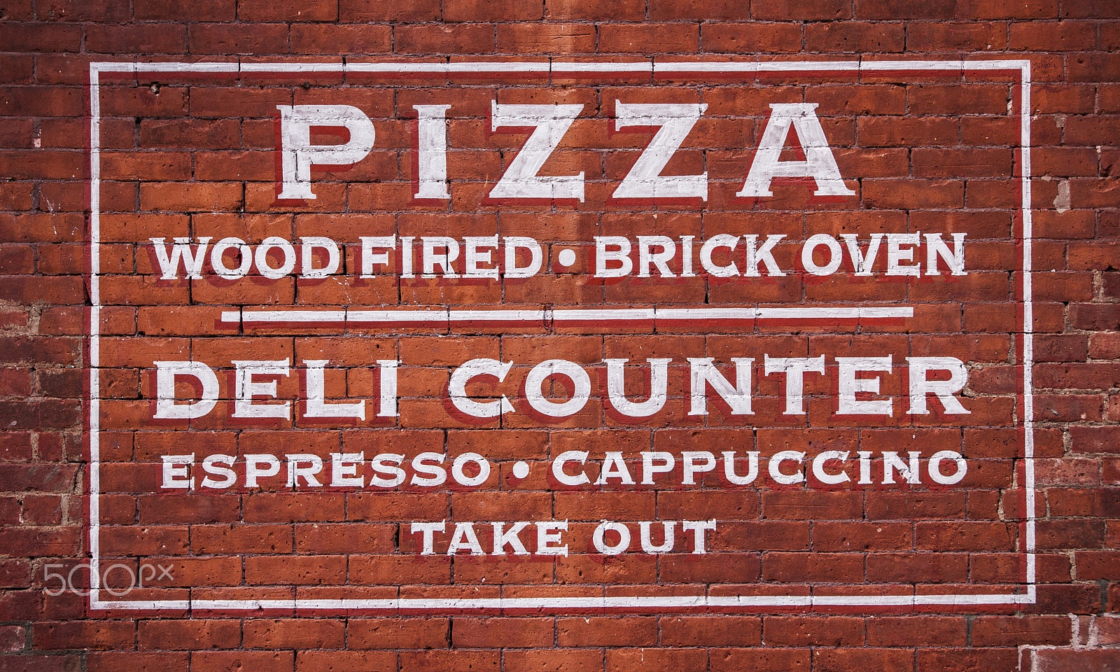 Nikon D3X sample photo. Italian restaurant vintage brick wall image photography