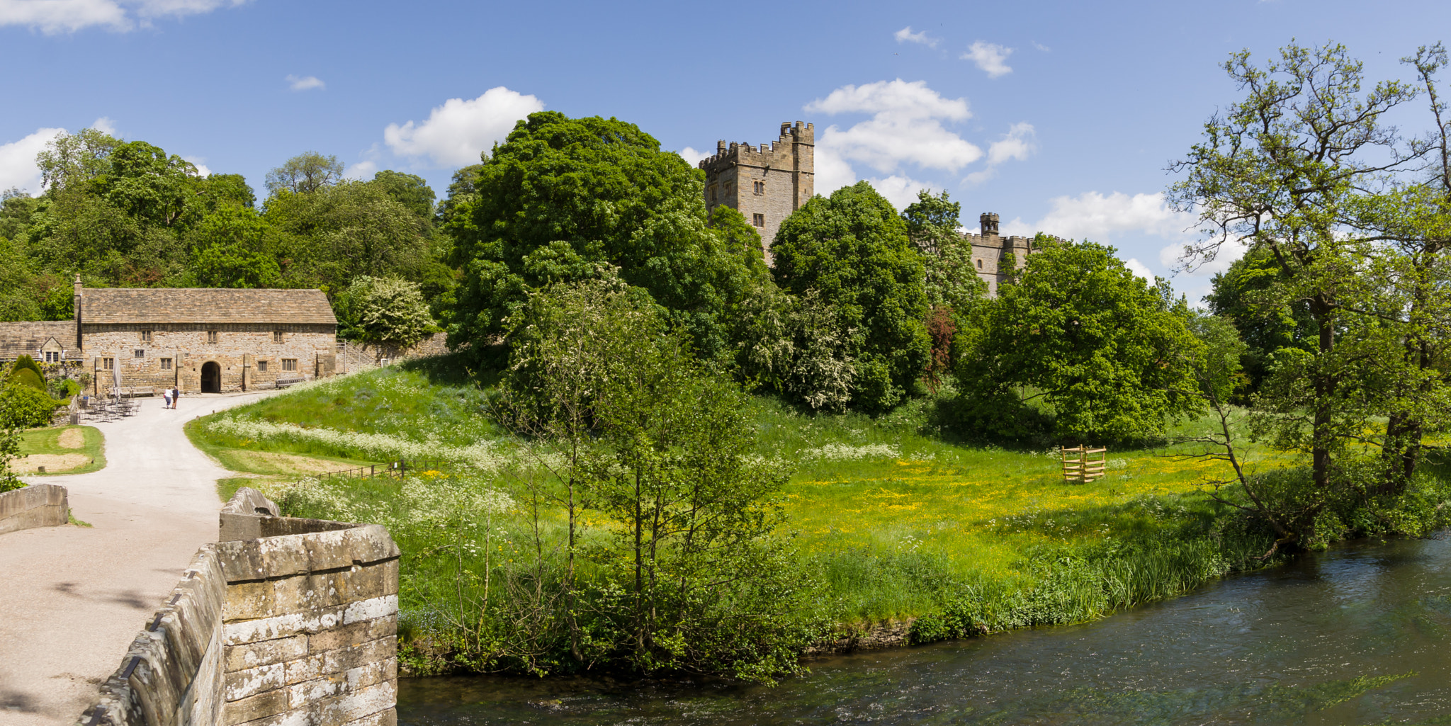 Sony SLT-A65 (SLT-A65V) sample photo. Haddon hall and the wye photography