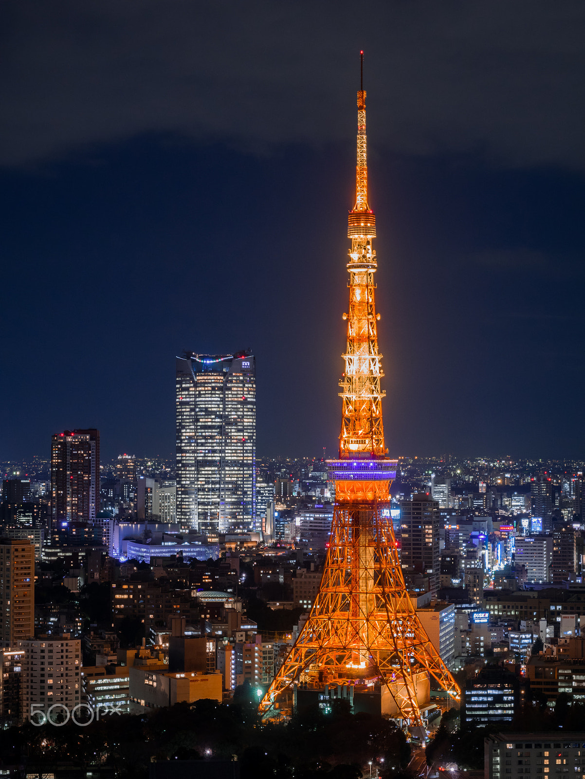 Panasonic DMC-GM1S + Olympus M.Zuiko Digital 45mm F1.8 sample photo. Tokyo tower photography