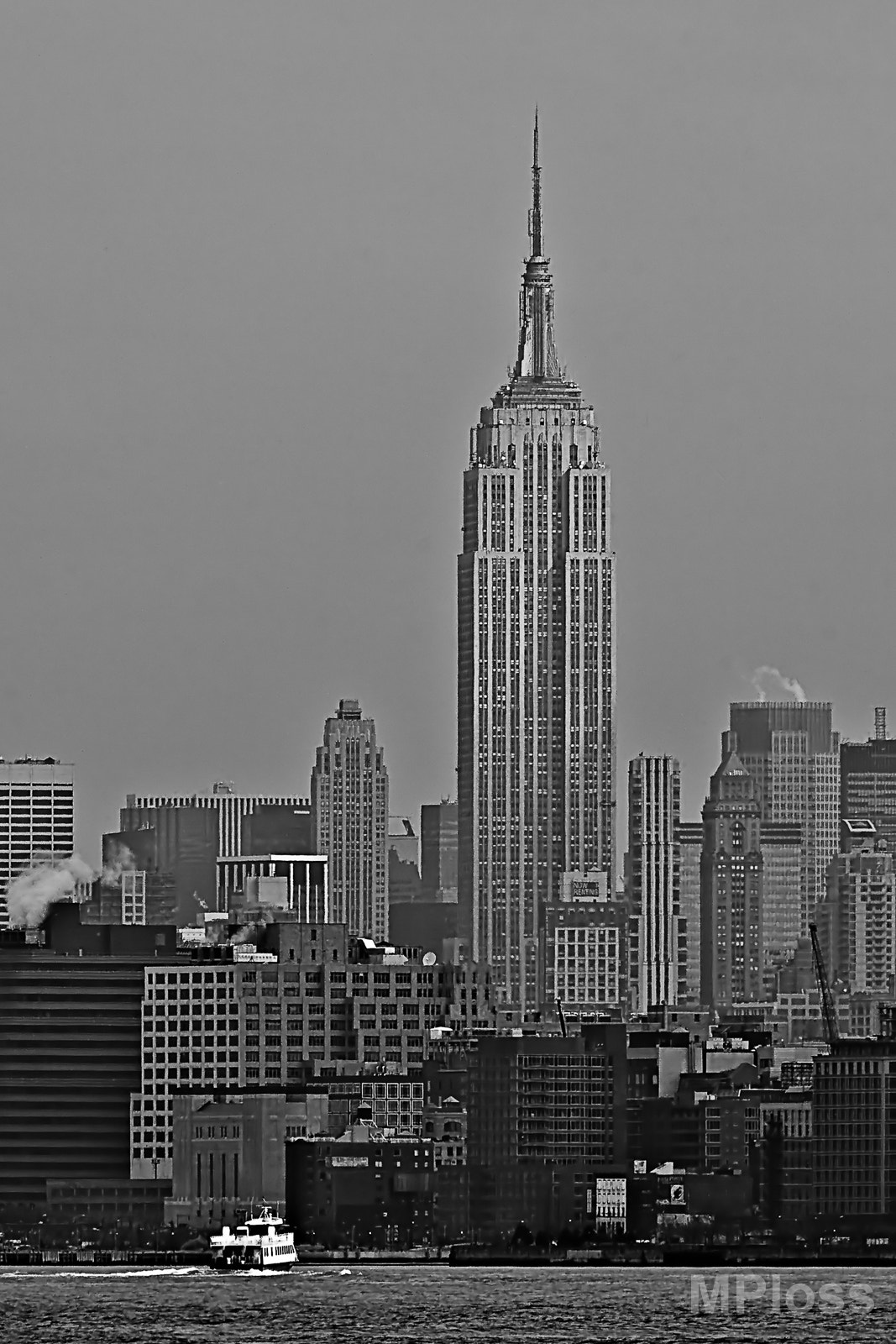 Canon EOS 30D + Canon EF 70-300mm F4-5.6 IS USM sample photo. Empire state building photography