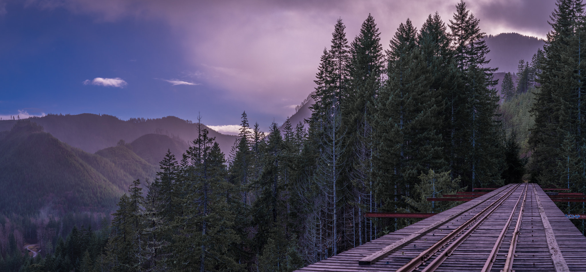 E 50mm F2 sample photo. Vance creek bridge photography