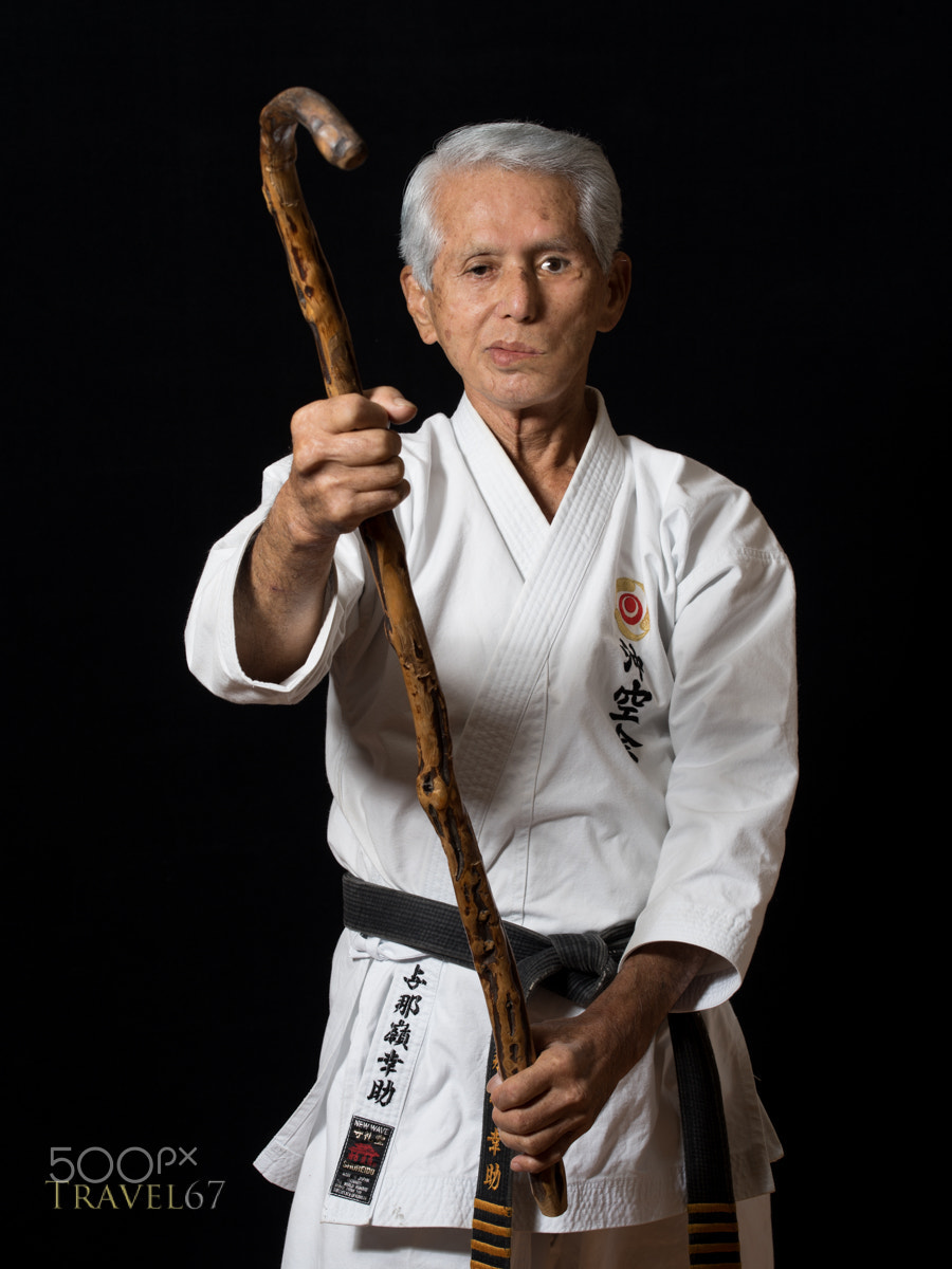 Pentax 645Z + HD Pentax D FA 645 Macro 90mm F2.8 ED AW SR sample photo. Yonamine kousuke, 10th-dan okinawa karatedo association shohei ryu, ryukyu kobudo kenryoryu photography