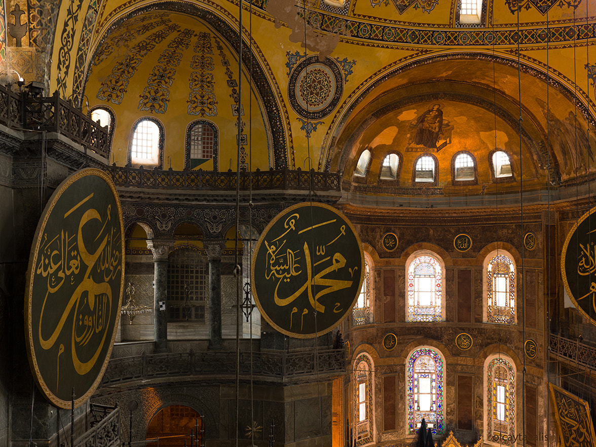 Hasselblad H5D-50 + HCD 35-90 sample photo. Ayasofya mozaik ve kubbeler photography