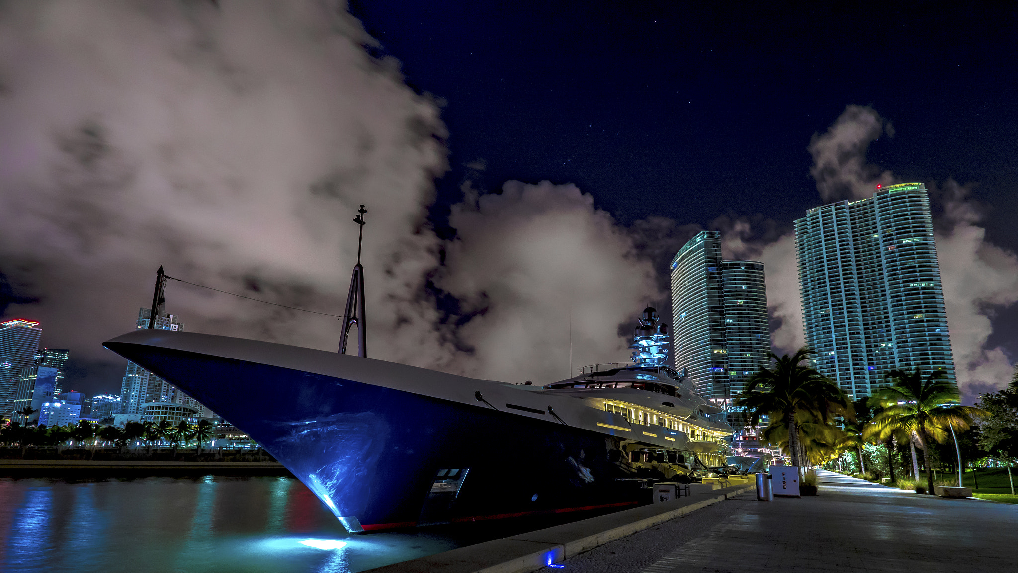 Panasonic Lumix DMC-GX8 + Olympus M.Zuiko Digital ED 7-14mm F2.8 PRO sample photo. Luxury ship miami photography