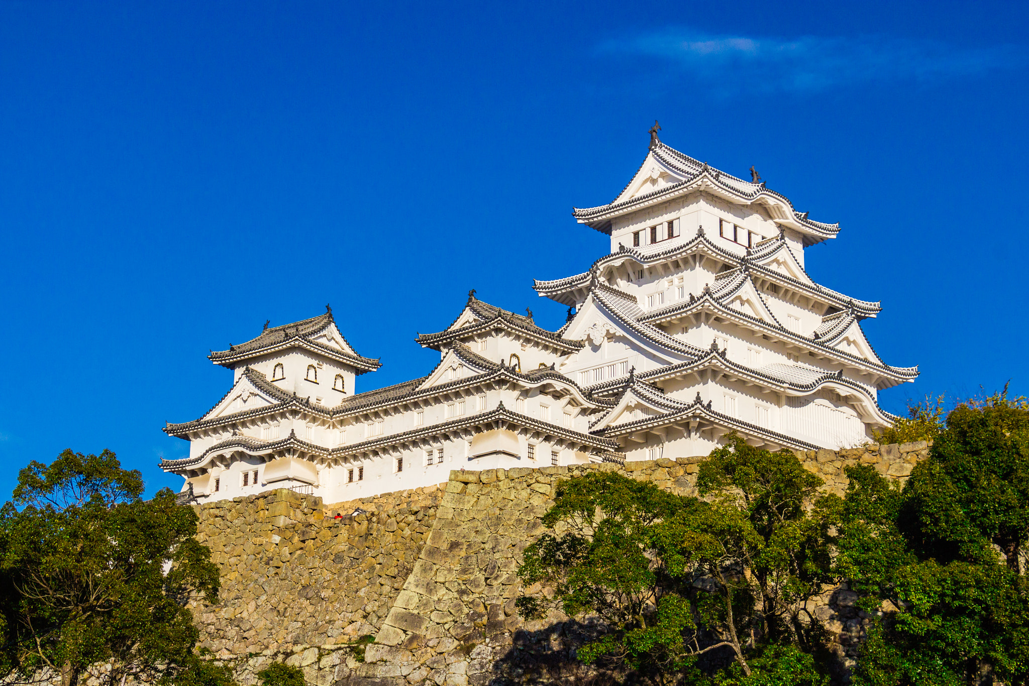 Canon EOS 600D (Rebel EOS T3i / EOS Kiss X5) sample photo. Himeji castle photography