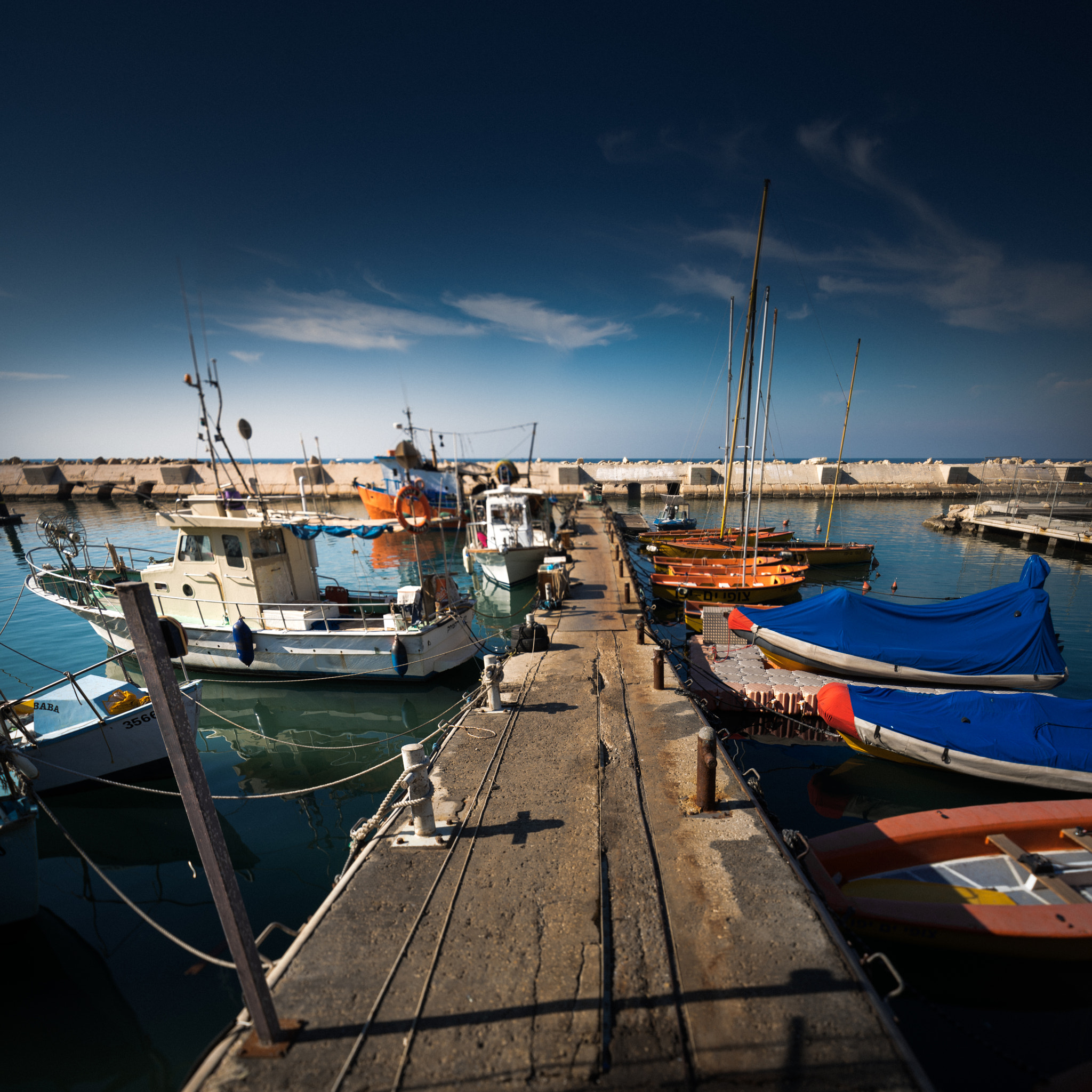 Canon TS-E 17mm F4L Tilt-Shift sample photo. Old port jaffa photography