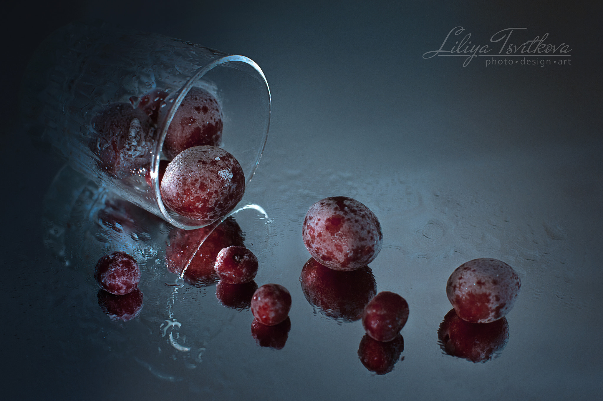 ZEISS Planar T* 50mm F1.4 sample photo. Frozen plums photography