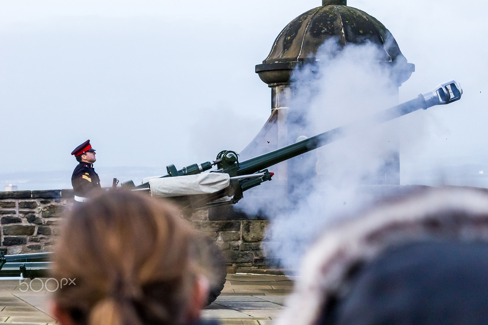 Sigma 70-200mm F2.8 EX DG OS HSM sample photo. One o'clock gun photography