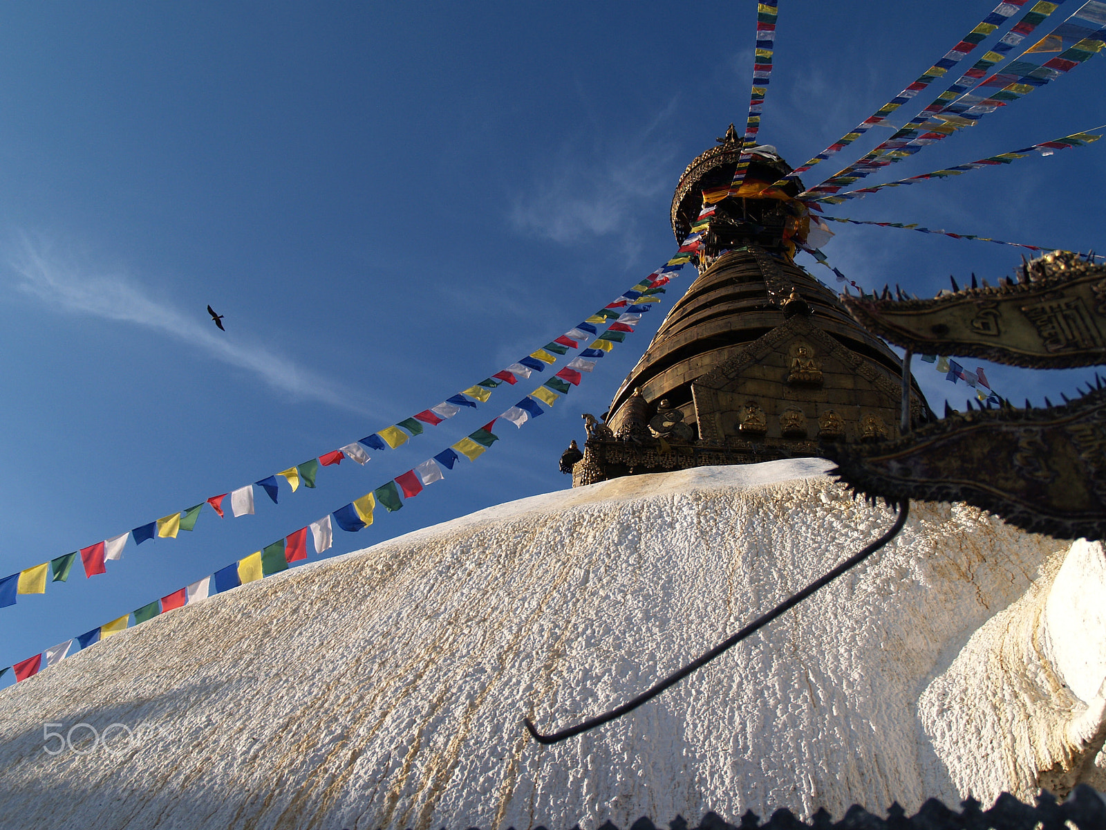 Olympus E-300 (EVOLT E-300) + Olympus Zuiko Digital 14-45mm F3.5-5.6 sample photo. Swayambhunath photography