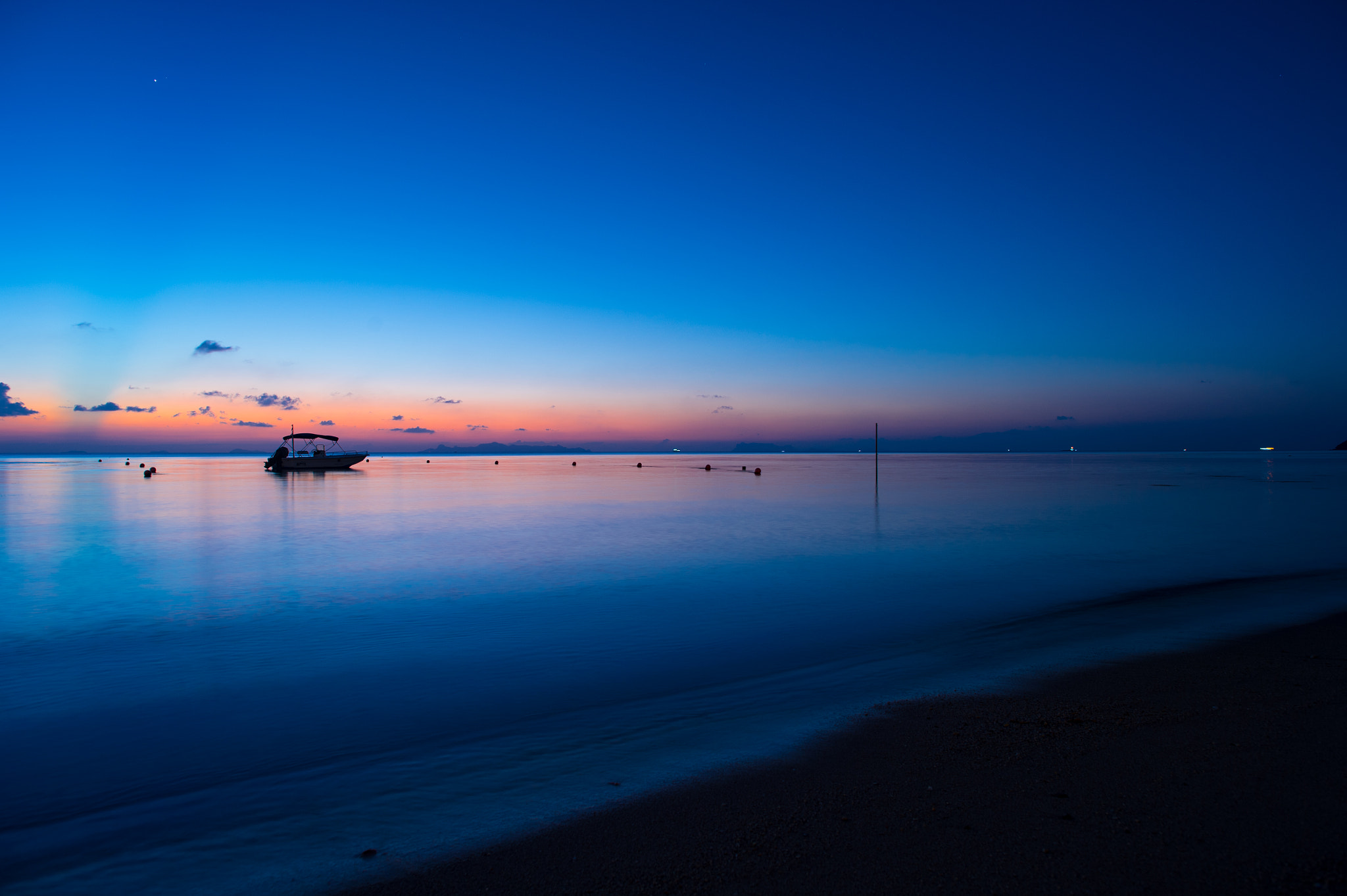 Nikon AF-S Nikkor 24mm F1.4G ED sample photo. Blue time at samui island photography