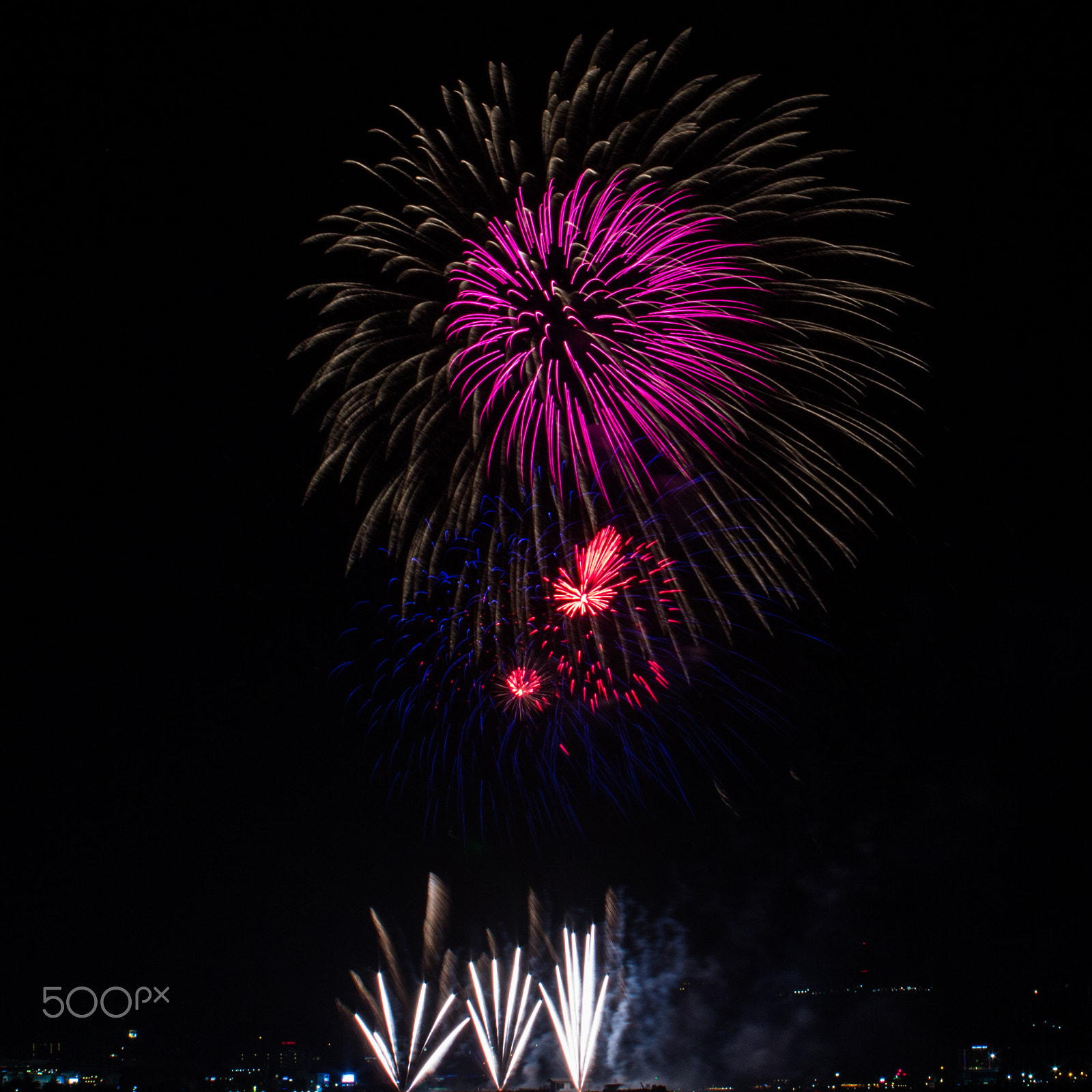 Canon EF 28-70mm f/3.5-4.5 sample photo. International fireworks 2015 at pattaya, thailand photography