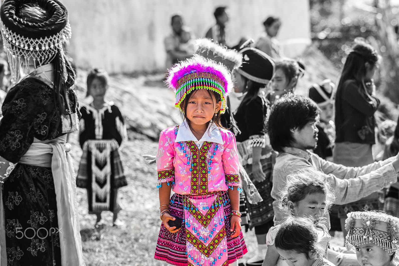 Canon EF 70-200mm F2.8L USM sample photo. Hill tribe photography