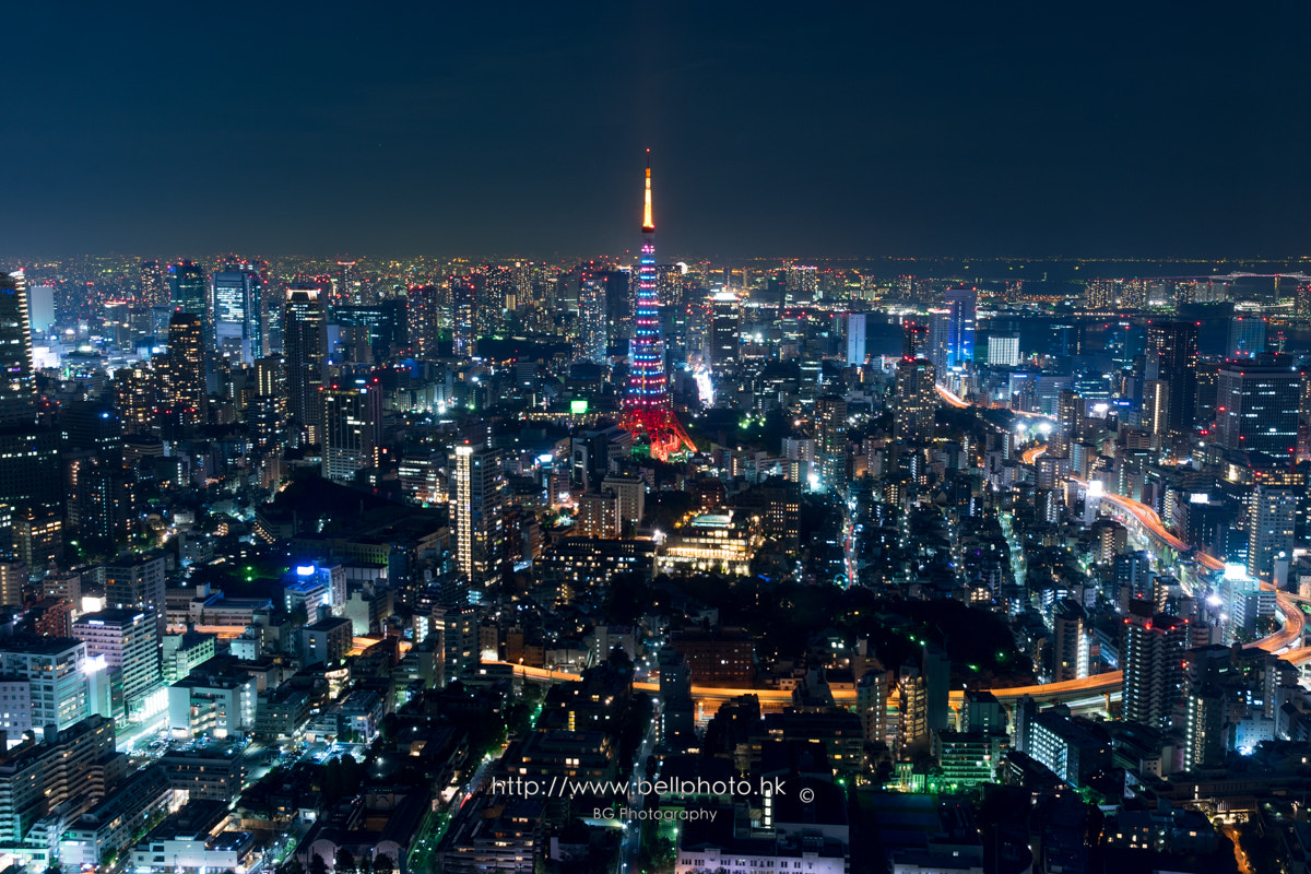 Sony a7 + Canon EF 85mm F1.2L II USM sample photo. 東京 タワー photography