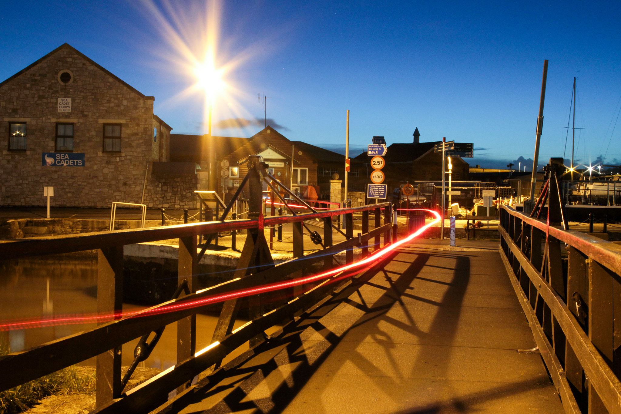 Canon EF 28-70mm f/3.5-4.5 sample photo. Bridge at dusk photography