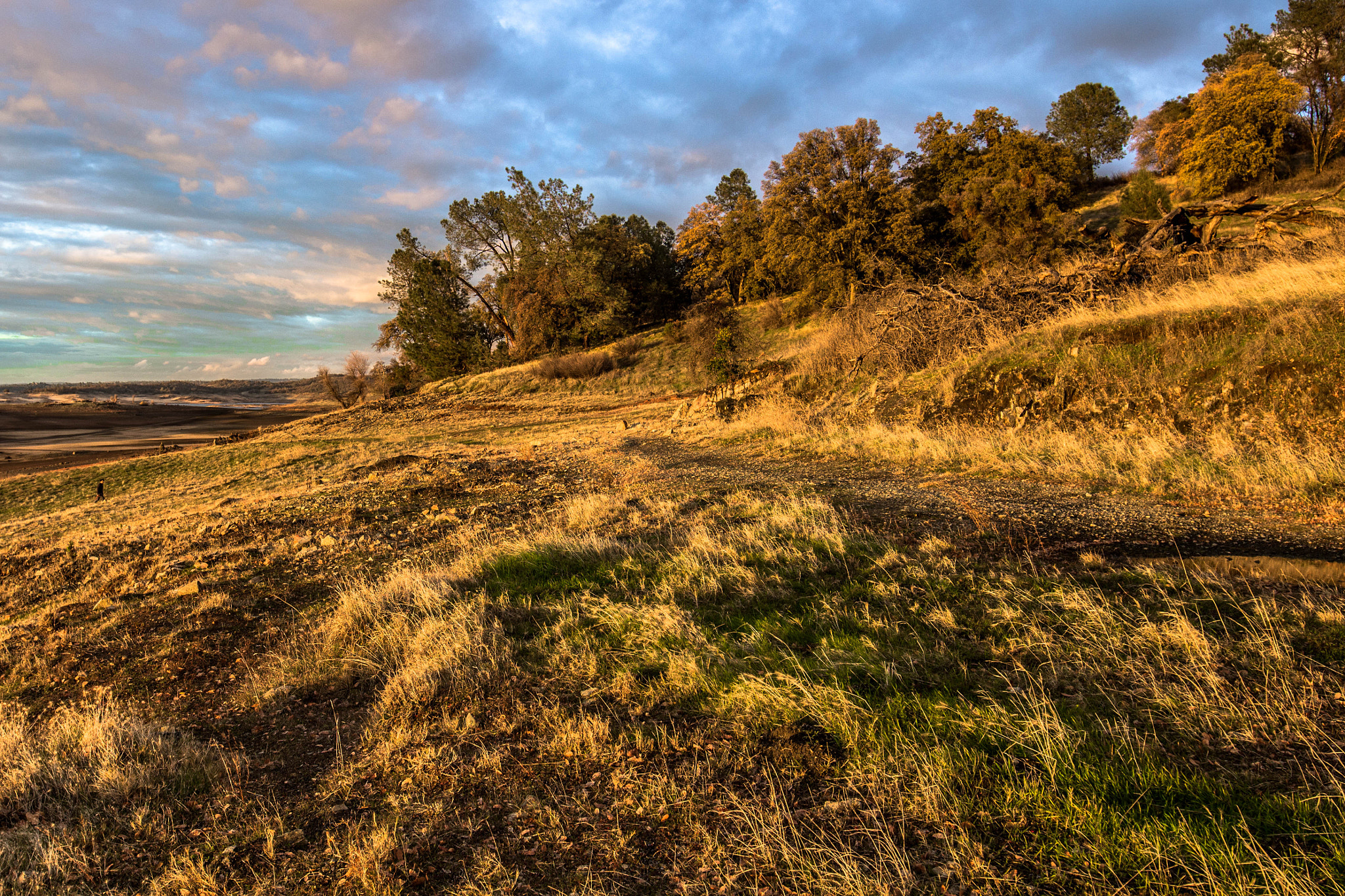Canon EOS 700D (EOS Rebel T5i / EOS Kiss X7i) + Canon EF 16-35mm F4L IS USM sample photo. Folsom lake - low water level 2015 photography