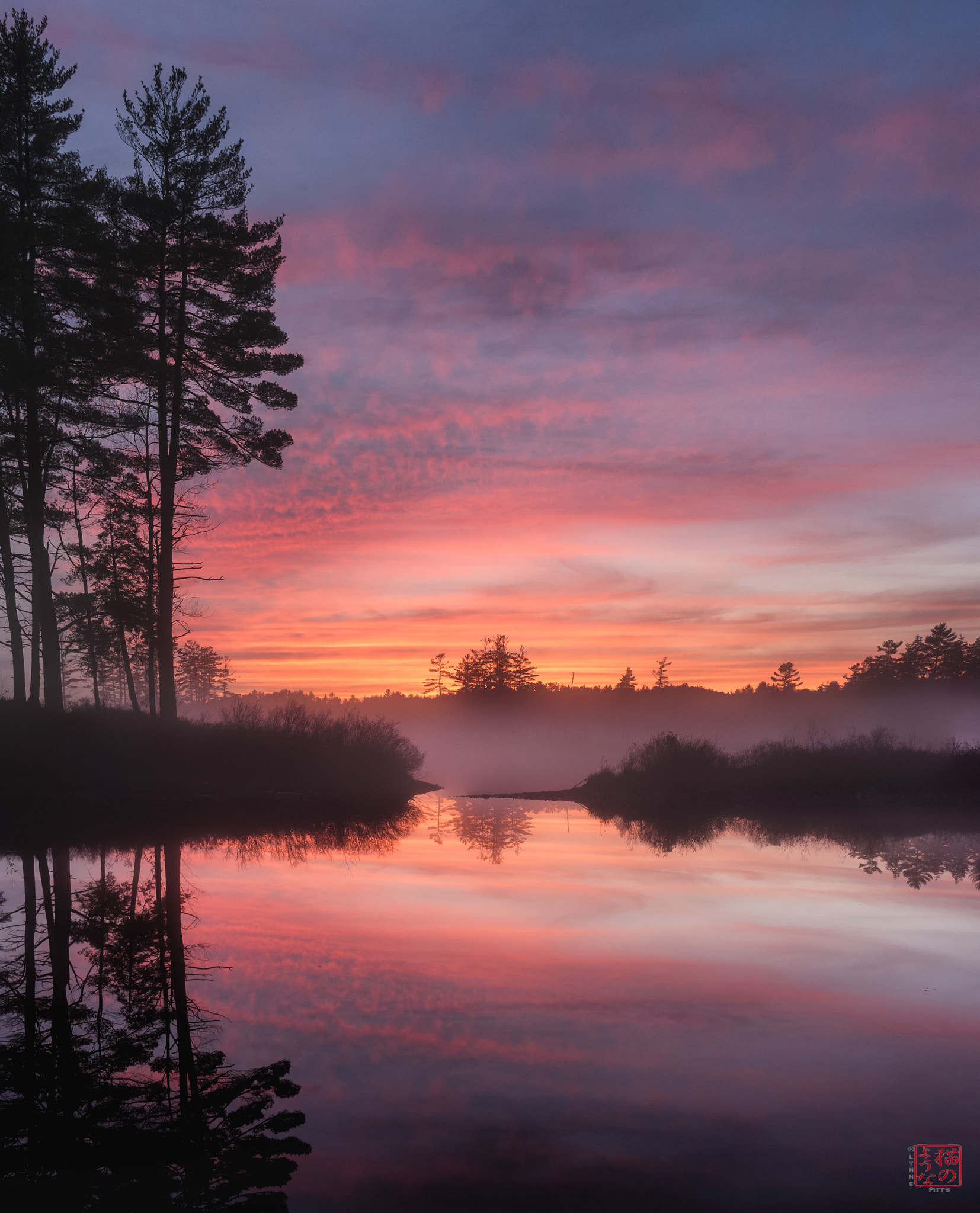 Sony a7 + Sony Sonnar T* E 24mm F1.8 ZA sample photo. Sunset and mist photography