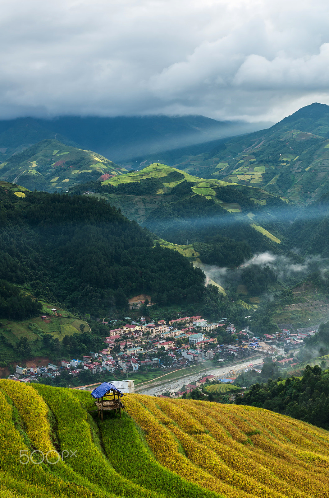 Pentax K-5 IIs + Sigma 17-70mm F2.8-4 DC Macro HSM Contemporary sample photo. Rice fields on terraced of mu cang chai district, photography