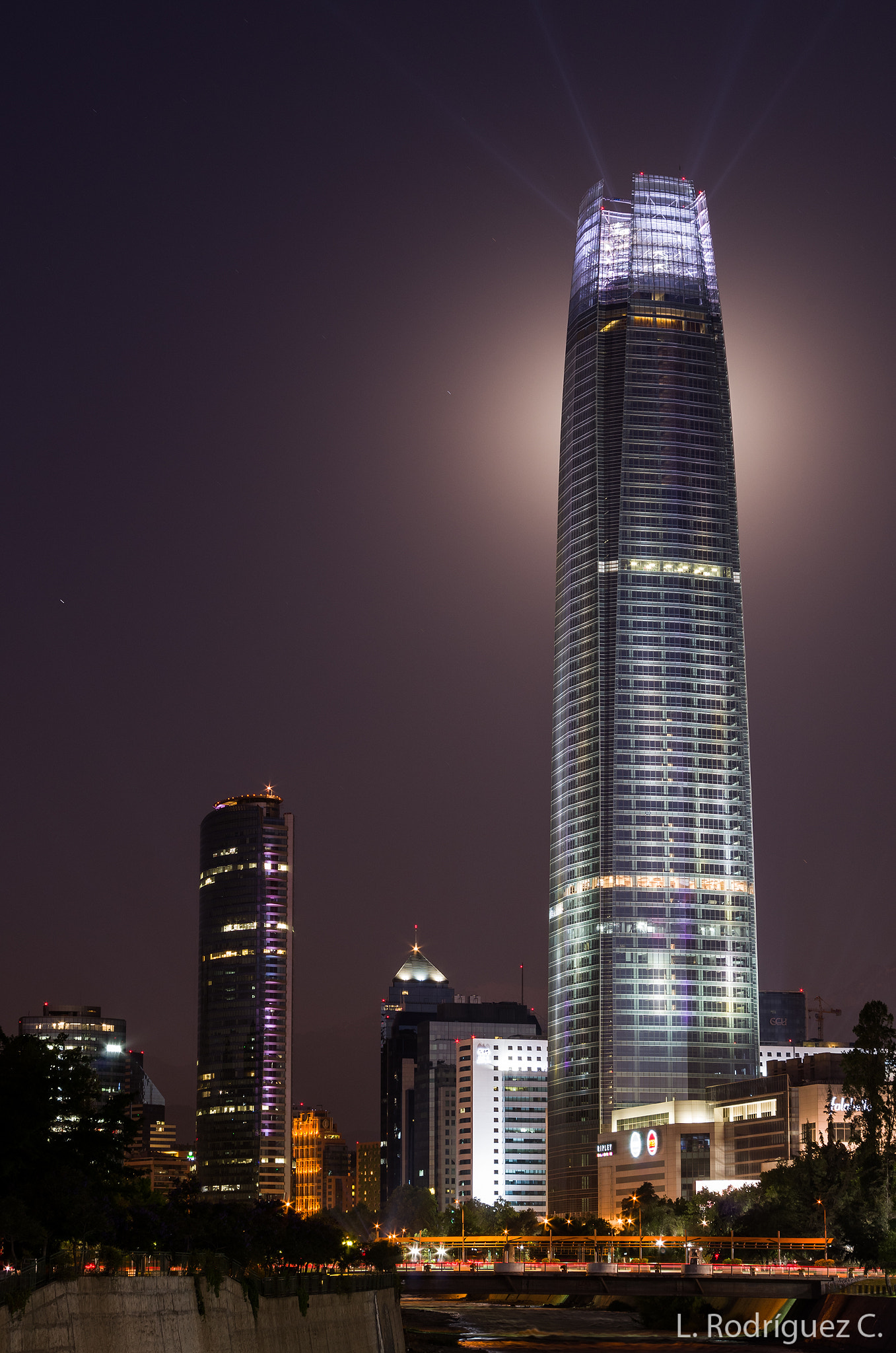 smc PENTAX-DA L 55-300mm F4-5.8 ED sample photo. Moonlight costanera center photography