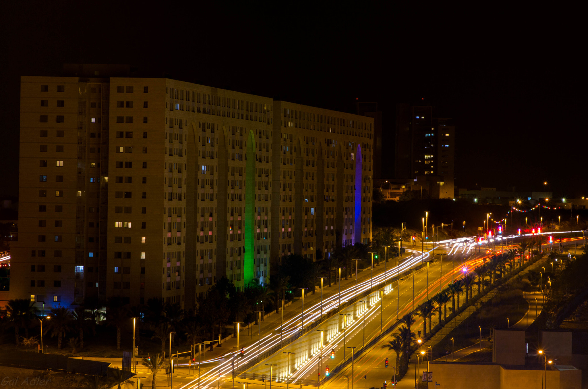 Canon EF 75-300mm f/4-5.6 USM sample photo. Modiin in the night photography