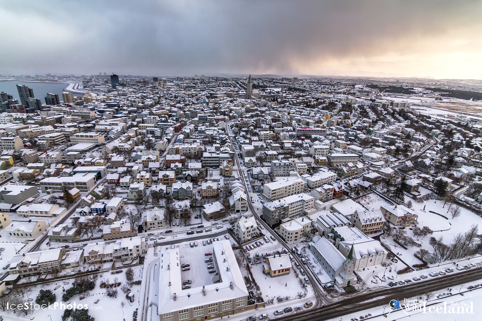 Reykjavik in Winter