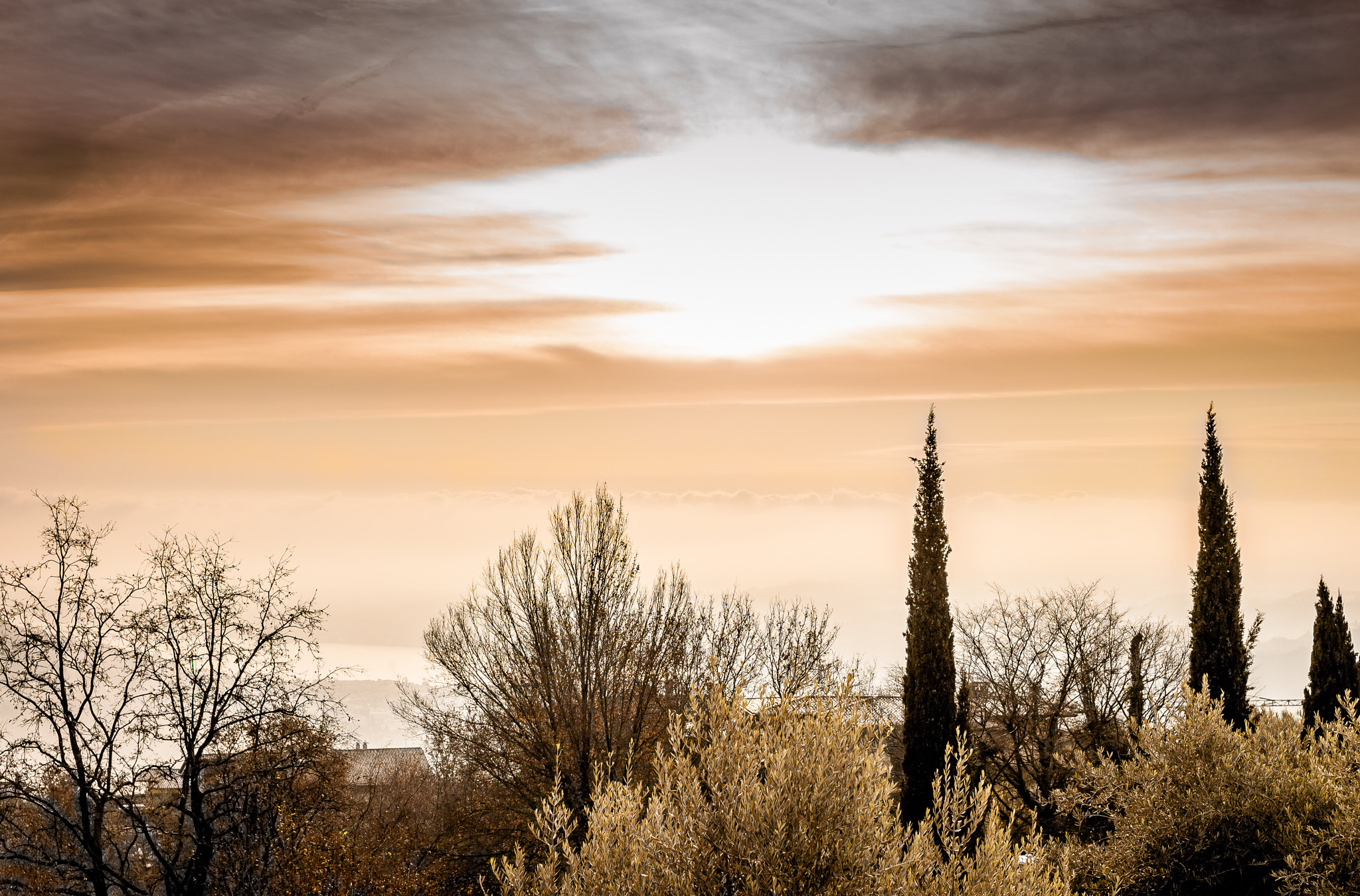 Leica Summarit-M 35mm F2.5 sample photo. Winter sunrise, lake garda photography