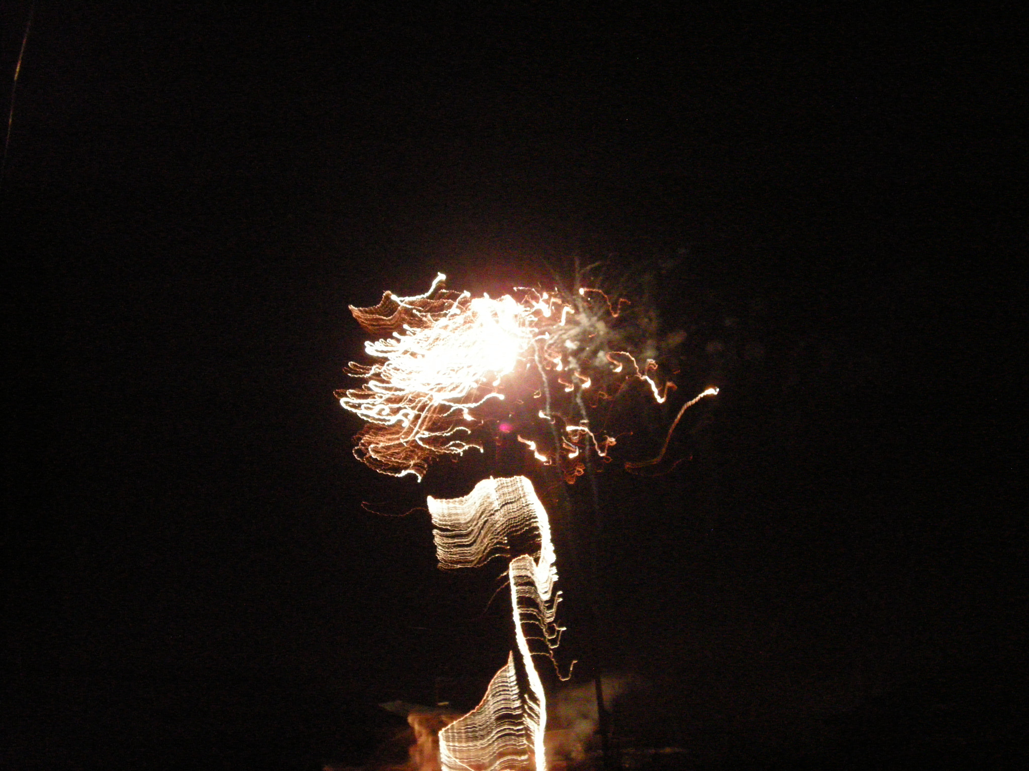 Nikon COOLPIX S700 sample photo. Ghosts fireworks photography