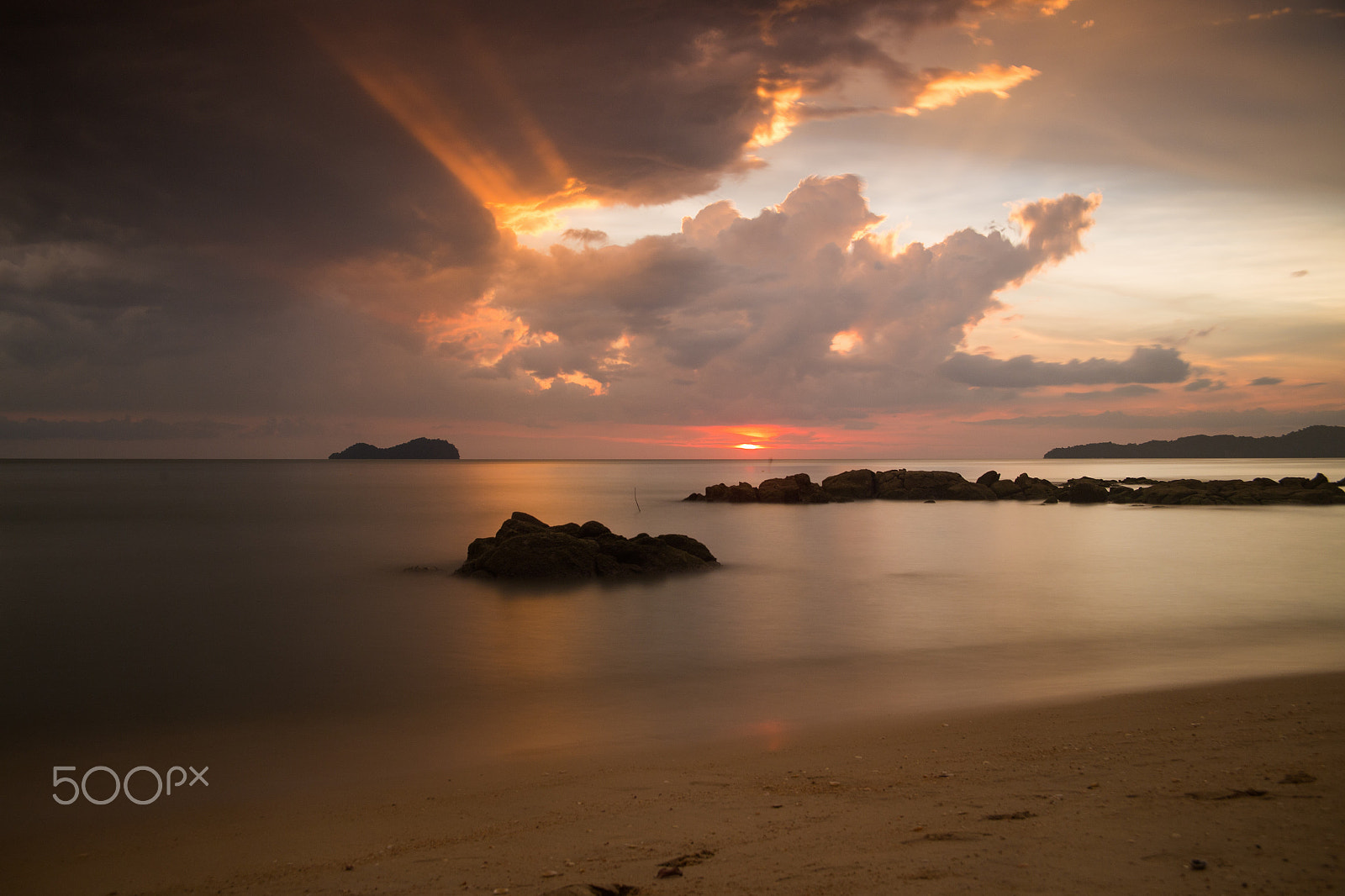 Canon EF 24-85mm F3.5-4.5 USM sample photo. Sunset after raining photography