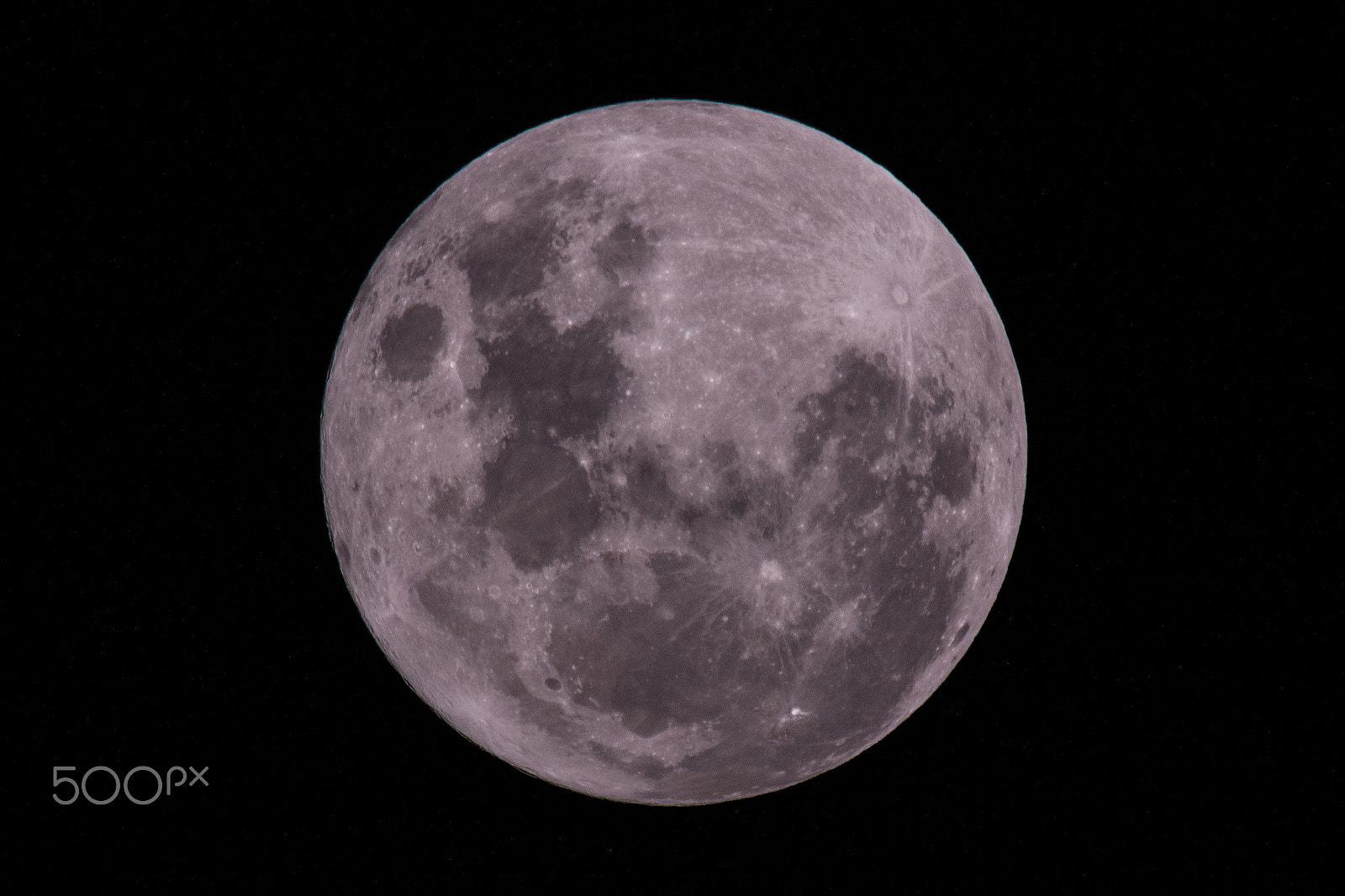 Sigma 150-600mm F5-6.3 DG OS HSM | S sample photo. Christmas day 2015 full moon photography