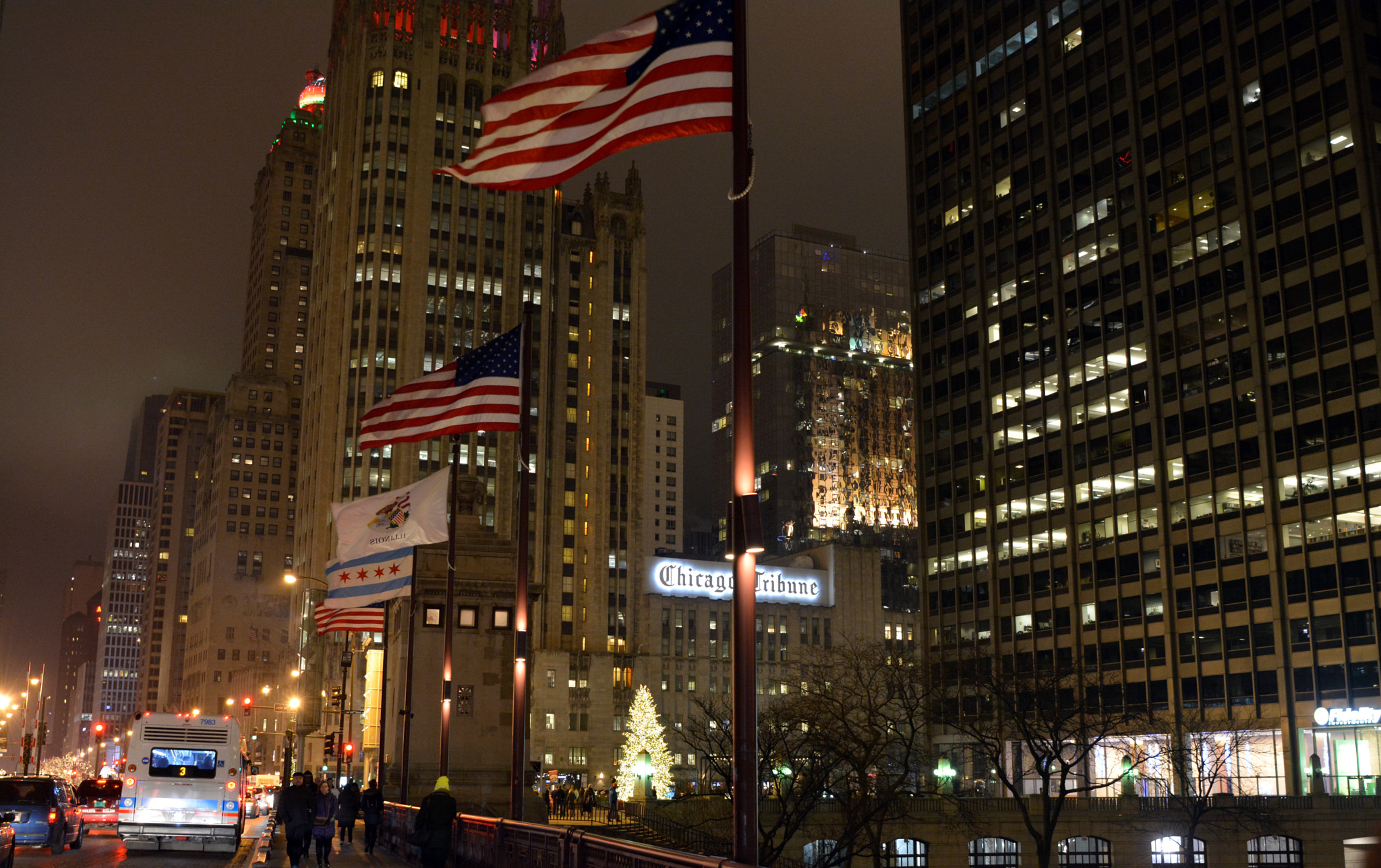 Nikon AF-S Nikkor 24-70mm F2.8E ED VR sample photo. Downtown chicago photography