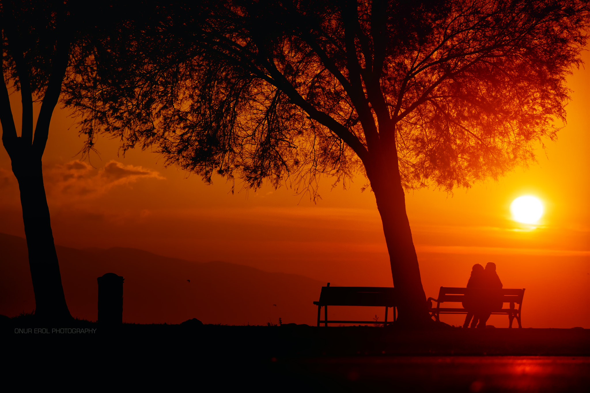 Canon EF 75-300mm f/4-5.6 USM sample photo. Sunset love photography