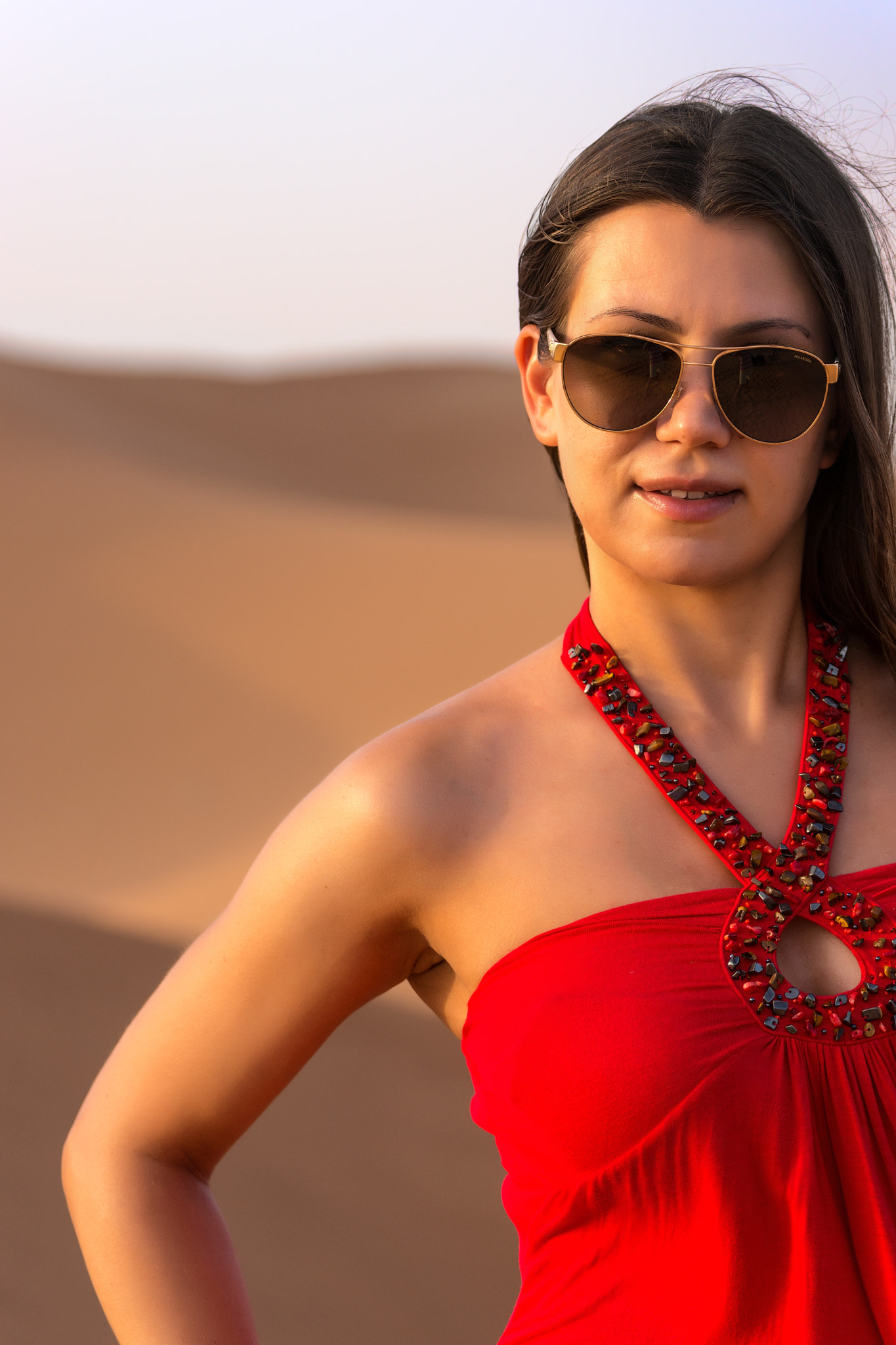 Tamron SP 70-300mm F4-5.6 Di USD sample photo. Lady in sands photography