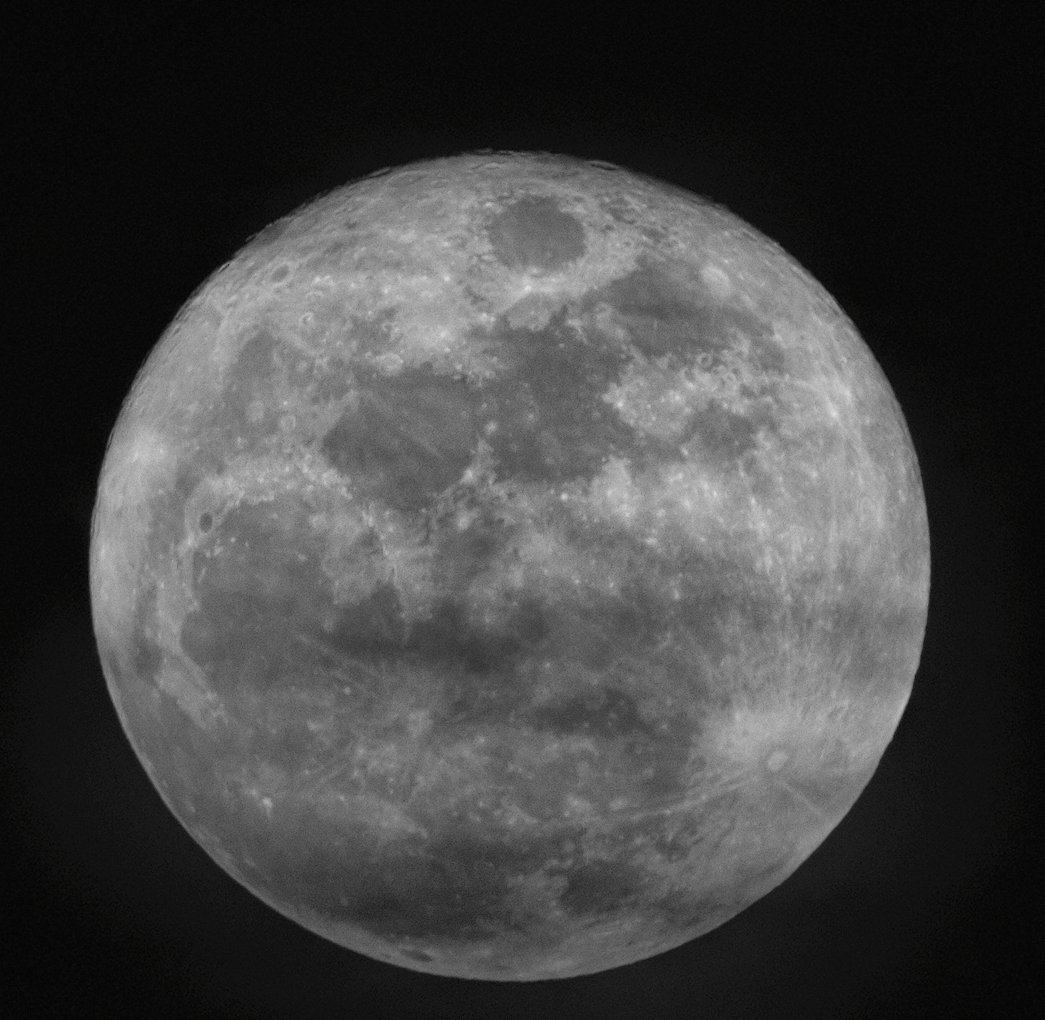 Sony 500mm F8 Reflex sample photo. Xmas moon photography