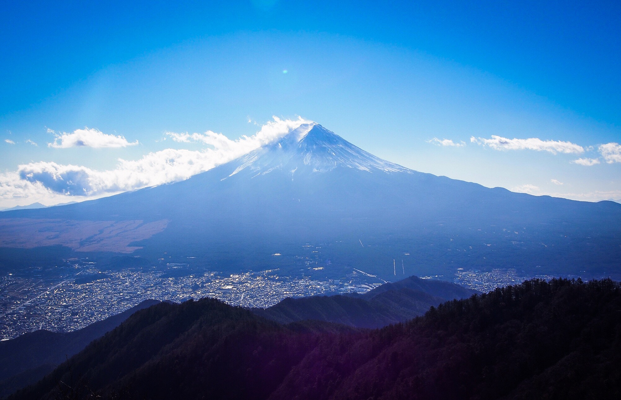 Mt.Fuji from summit of Mitsutouge