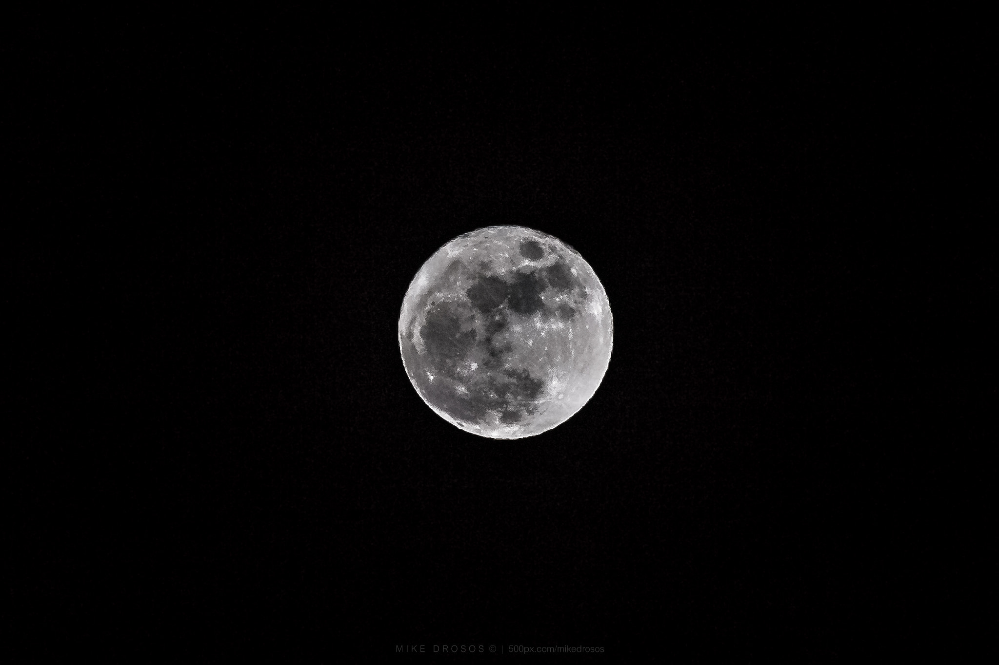 Canon EOS 6D + Canon EF 35-350mm F3.5-5.6L USM sample photo. Christmas full moon 2015 photography