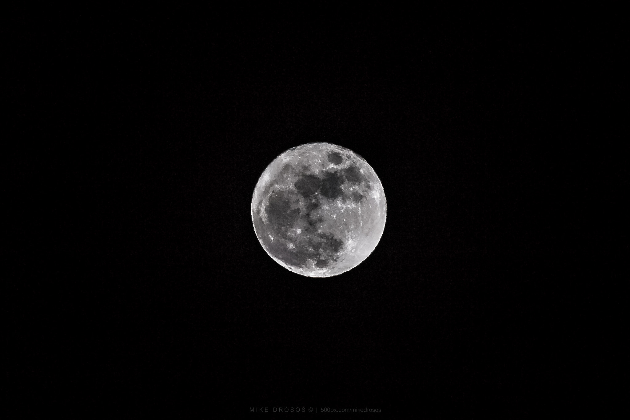 Canon EF 35-350mm F3.5-5.6L USM sample photo. Christmas full moon 2015 photography