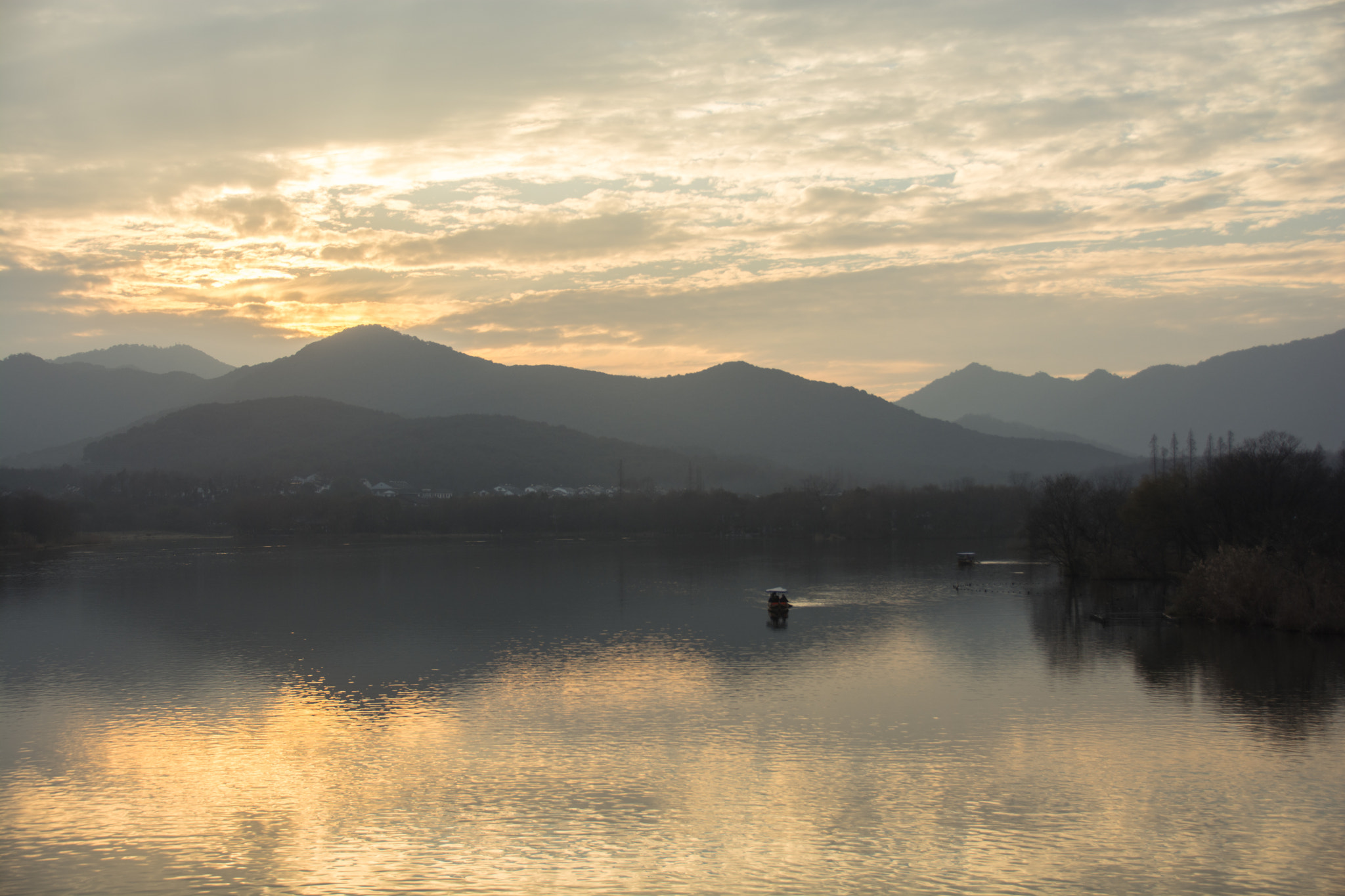 Sigma 18-200mm F3.5-6.3 II DC OS HSM sample photo. Sunset_hangzhou.jpg photography