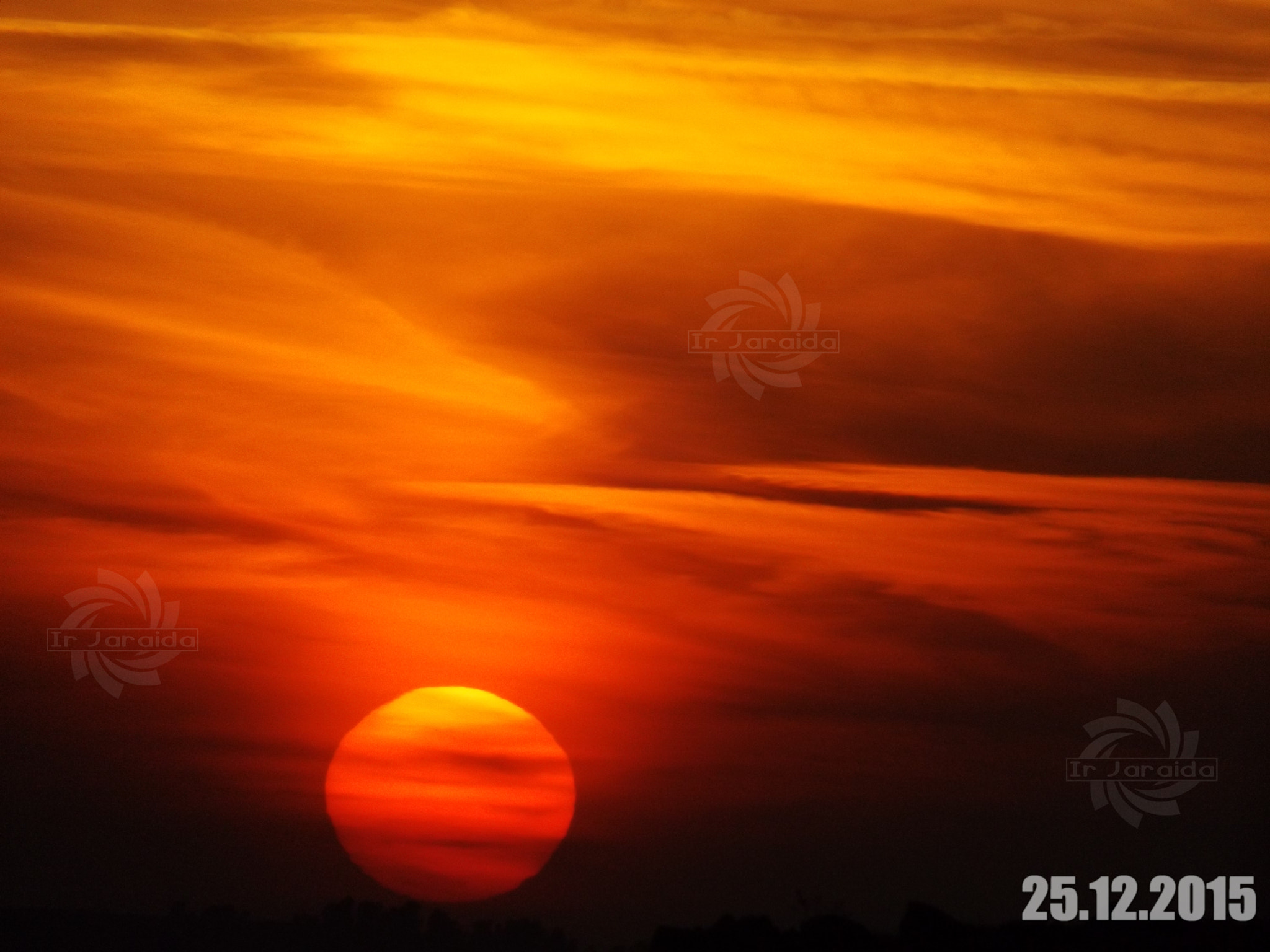 Fujifilm FinePix S4700 sample photo. Sunset yesterday between al mafraq and jarash photography