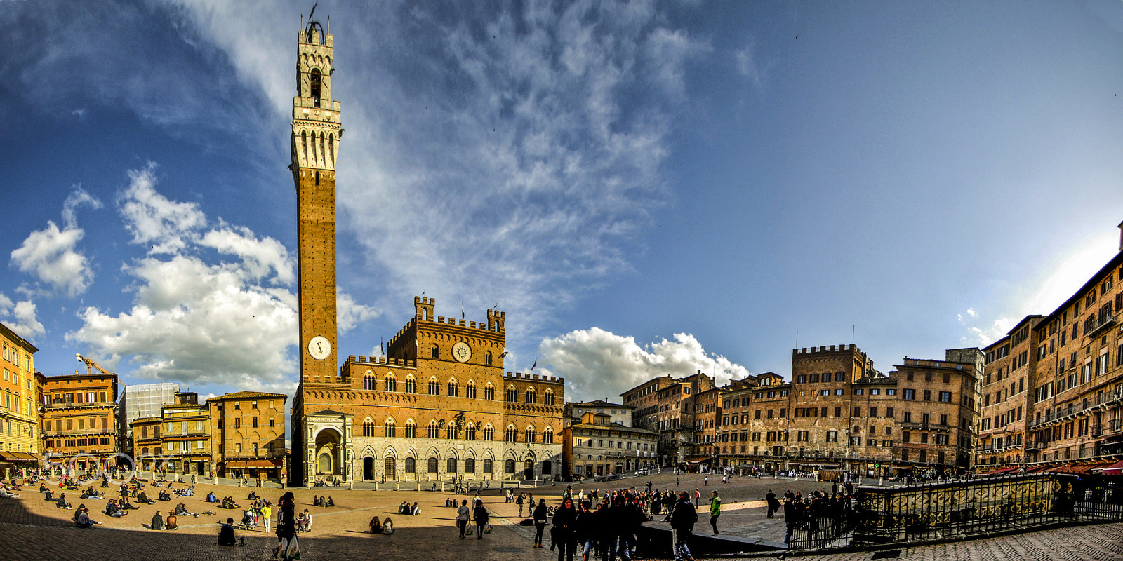 Nikon D2Xs sample photo. Siena piazza del campo photography