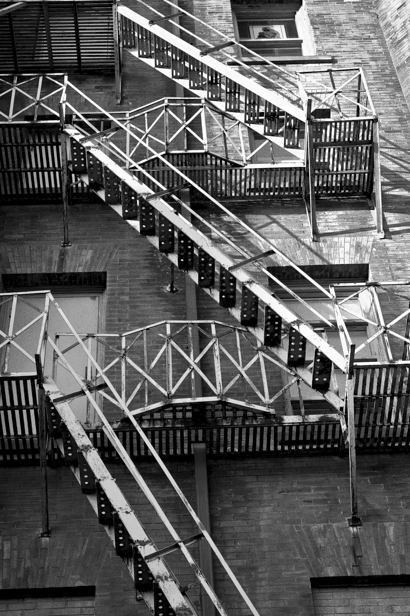 Sigma 70mm F2.8 EX DG Macro sample photo. Toronto fire escape photography