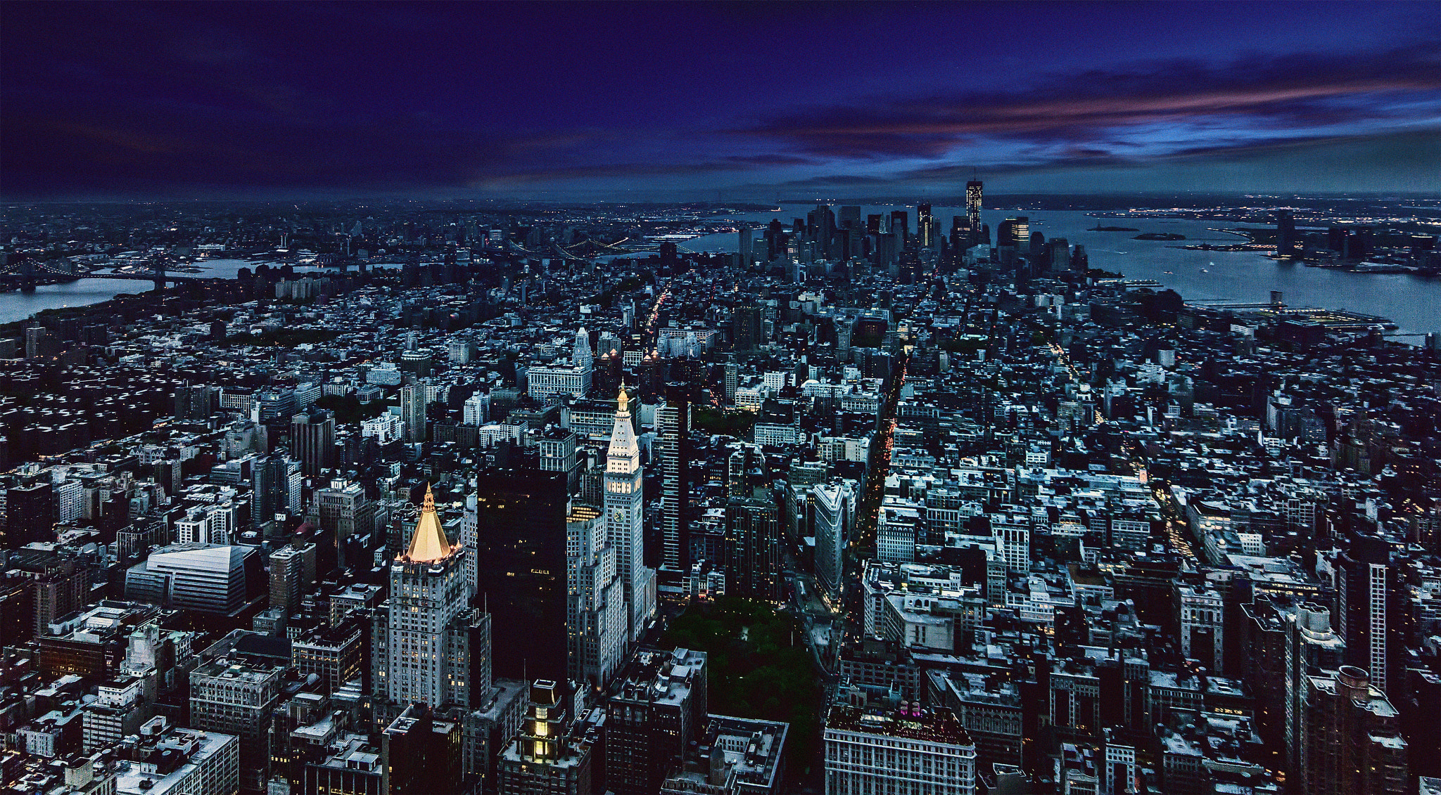 Hasselblad H4D + HCD 28 sample photo. Gotham from above photography