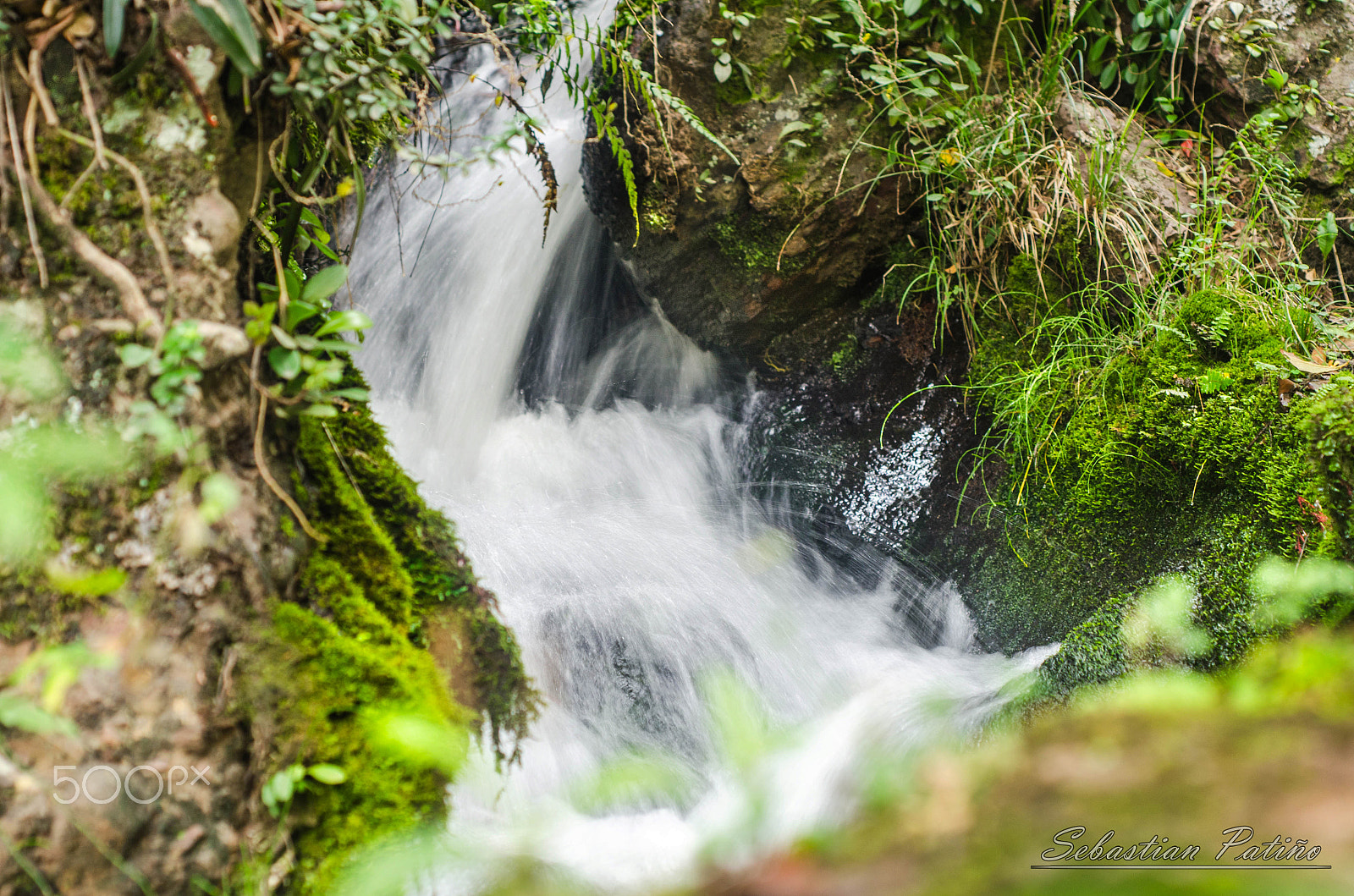 Nikon D5100 + Nikon AF Nikkor 50mm F1.8D sample photo. Waterfall in the nature photography