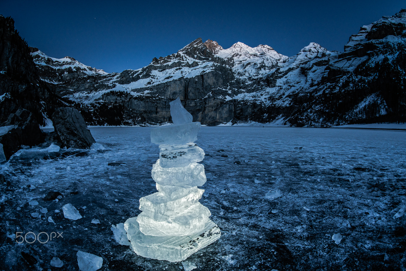 Sony a7R II + Sony 16mm F2.8 Fisheye sample photo. Black ice photography