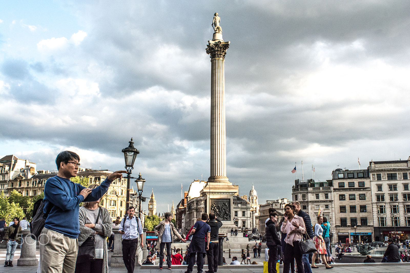 Nikon D7100 + Nikon AF Nikkor 24mm F2.8D sample photo. Trafalgar sq photography