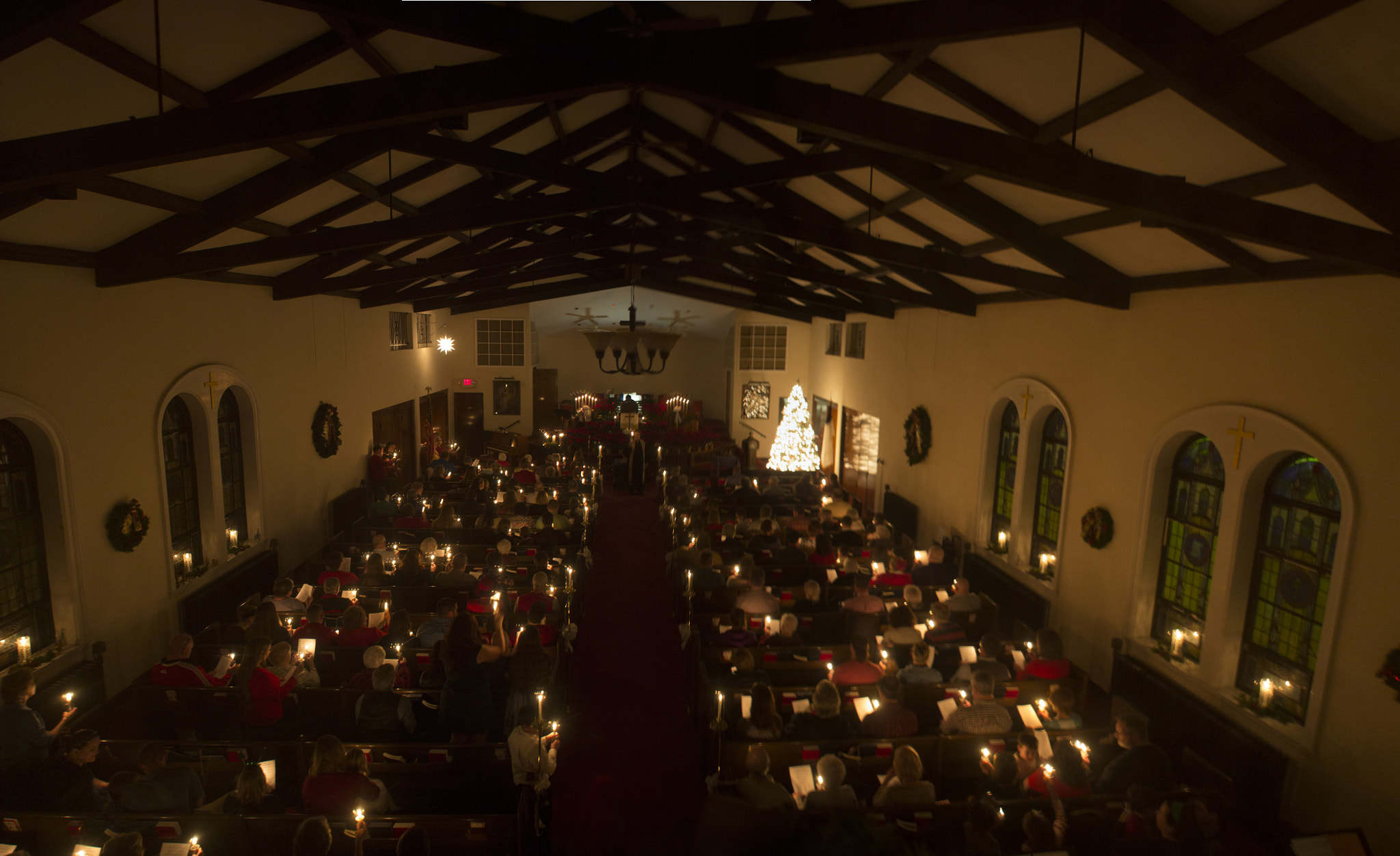 Sigma 18-50mm F2.8-4.5 DC OS HSM sample photo. Candlelit service photography