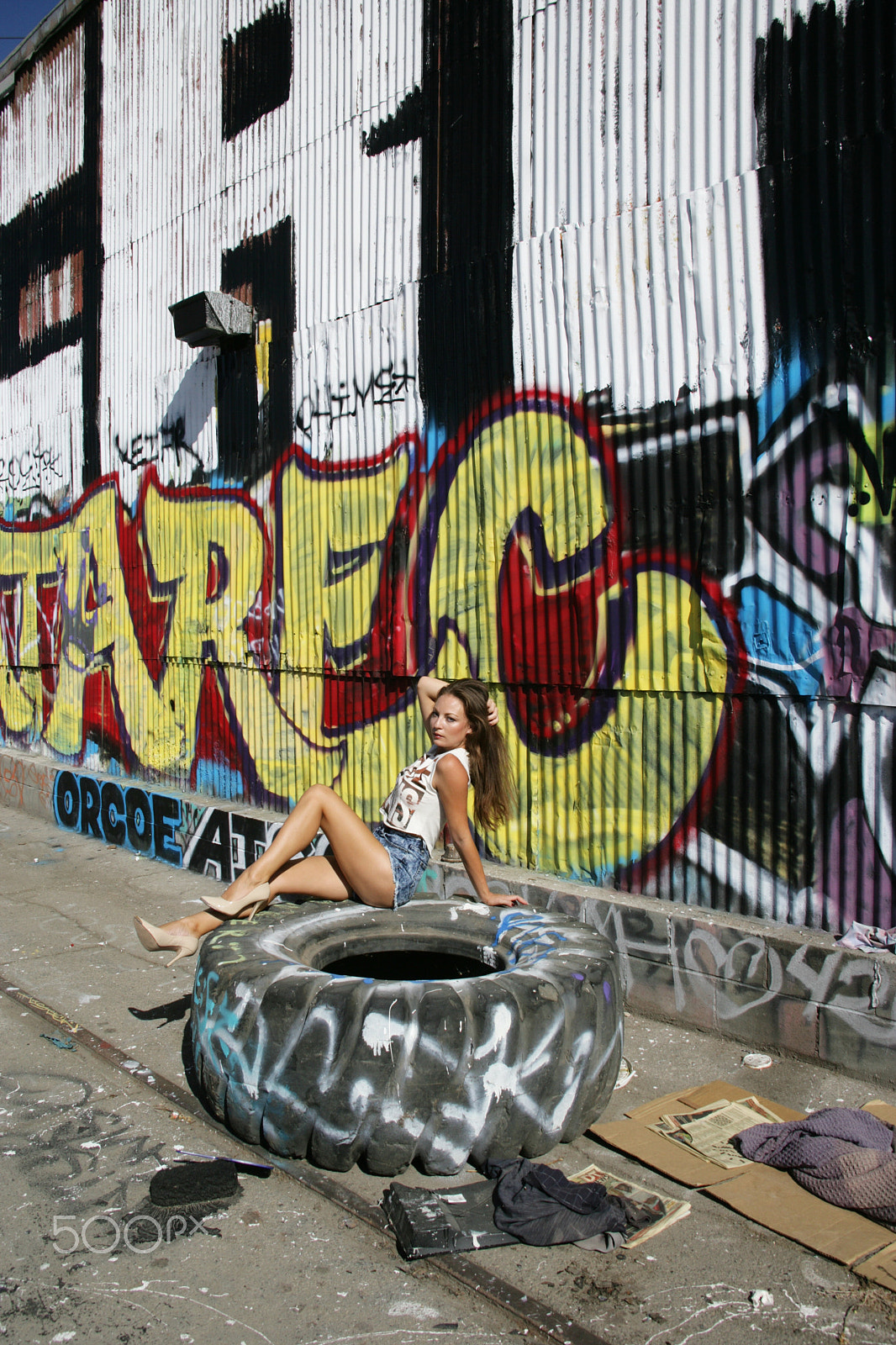 Canon EOS-1Ds Mark II sample photo. Elana in east la photography