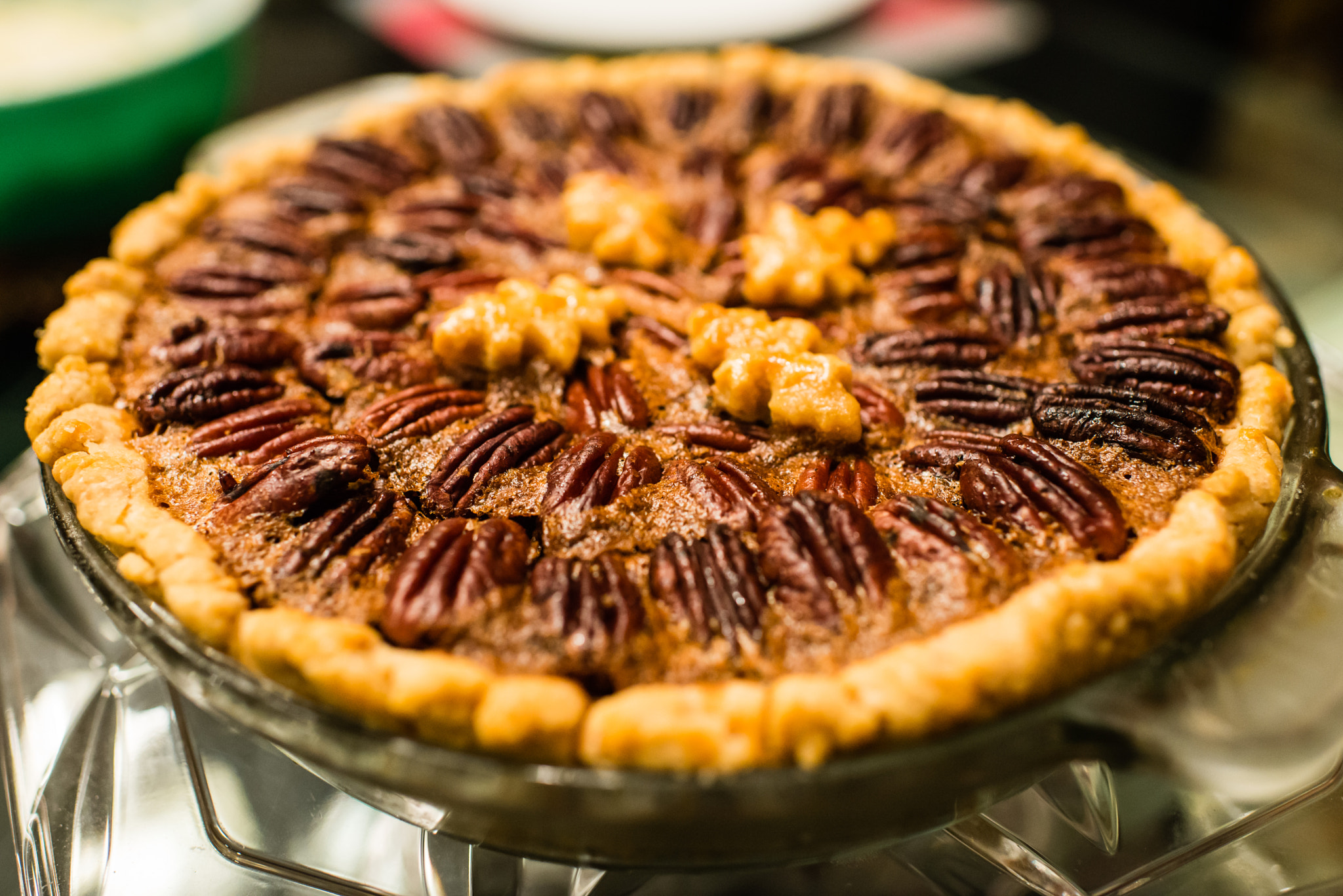 Nikon D600 + Nikon AF-S Nikkor 35mm F1.4G sample photo. Home made pecan pie photography